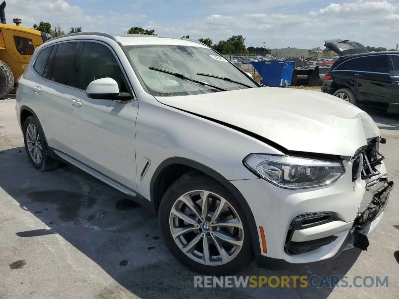 4 fotografías del automóvil dañado 5UXTR7C56KLR53038 BMW X3 2019