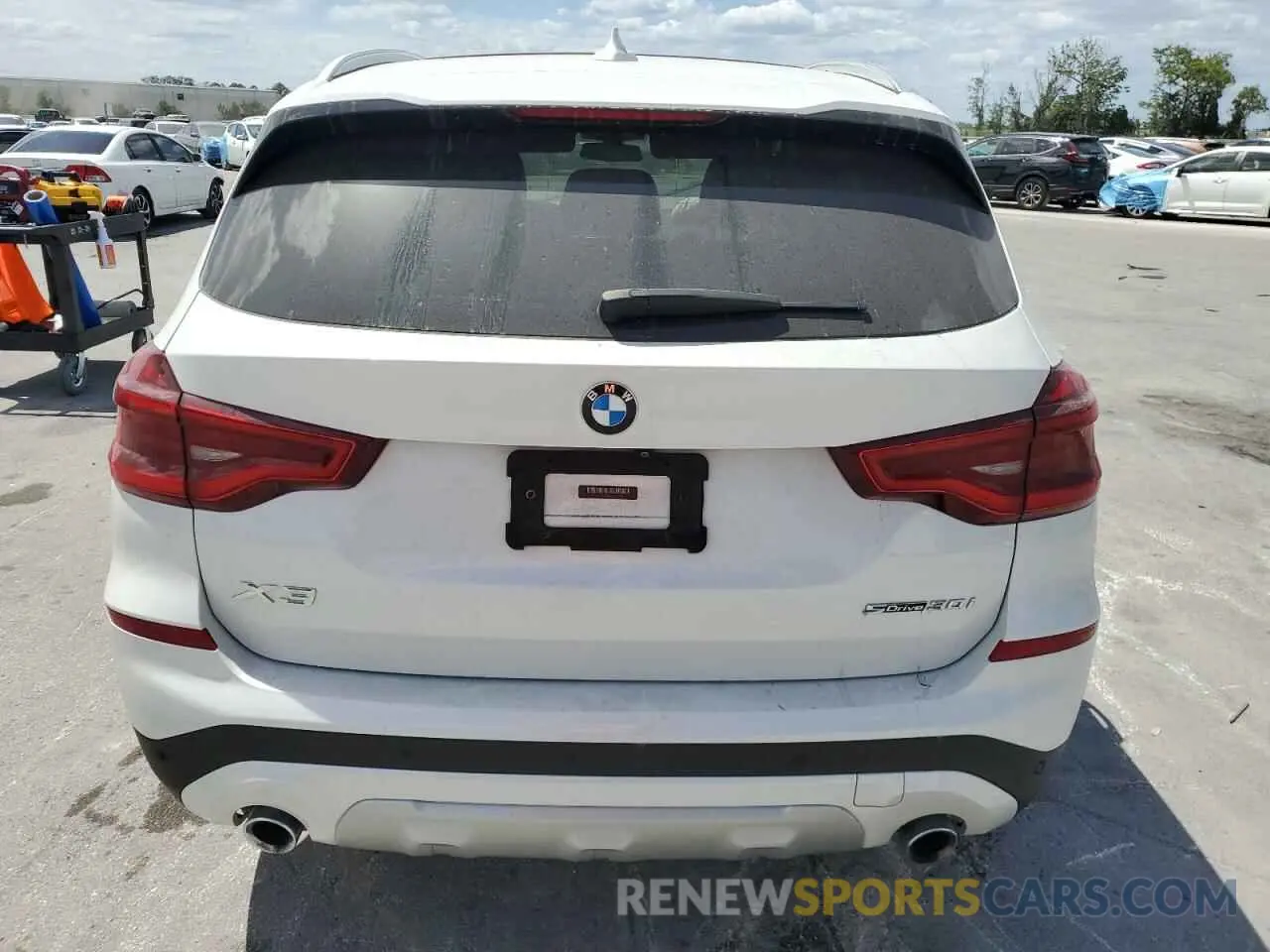 6 fotografías del automóvil dañado 5UXTR7C56KLR53038 BMW X3 2019