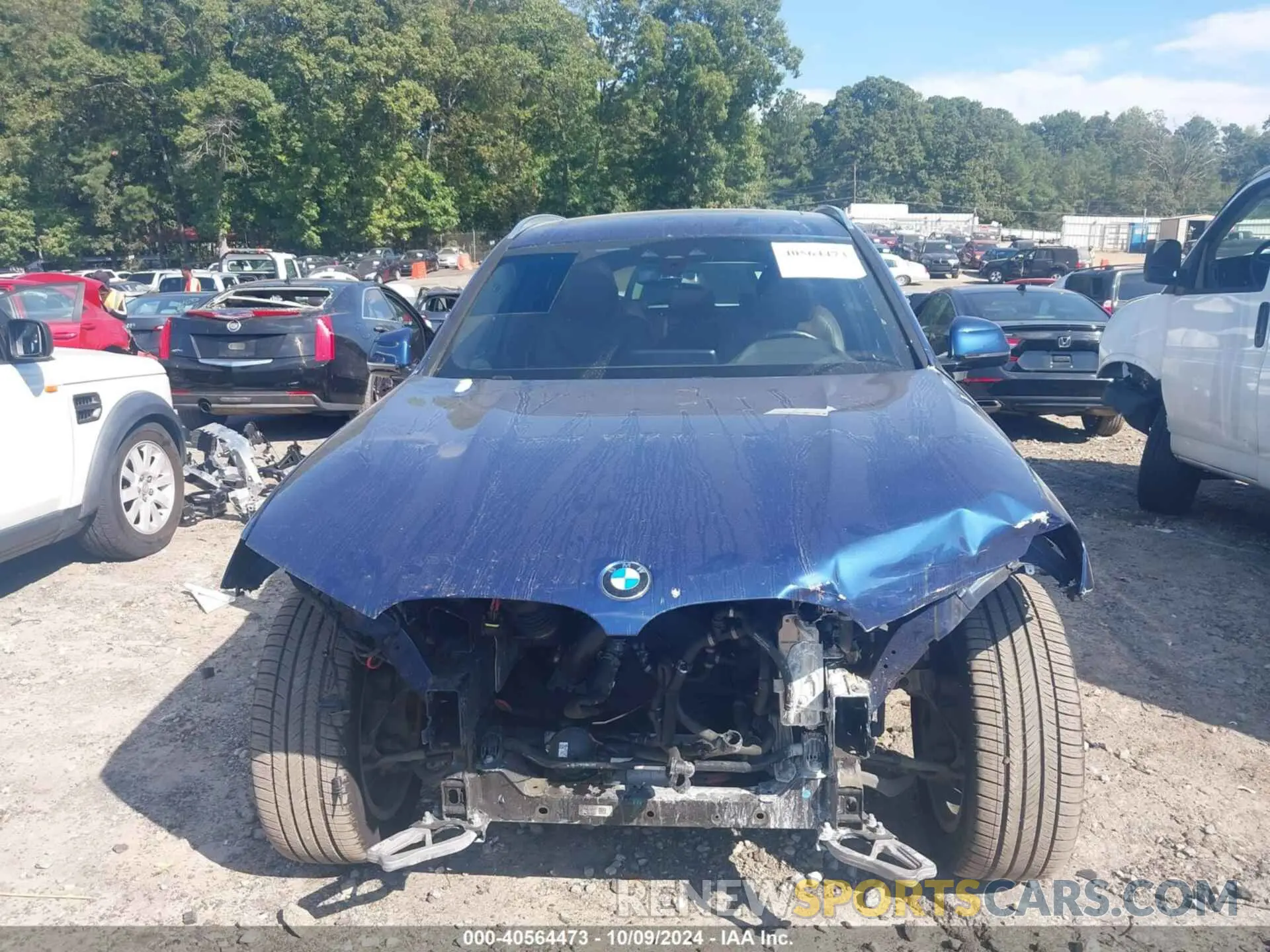13 fotografías del automóvil dañado 5UXTR7C57KLF34635 BMW X3 2019