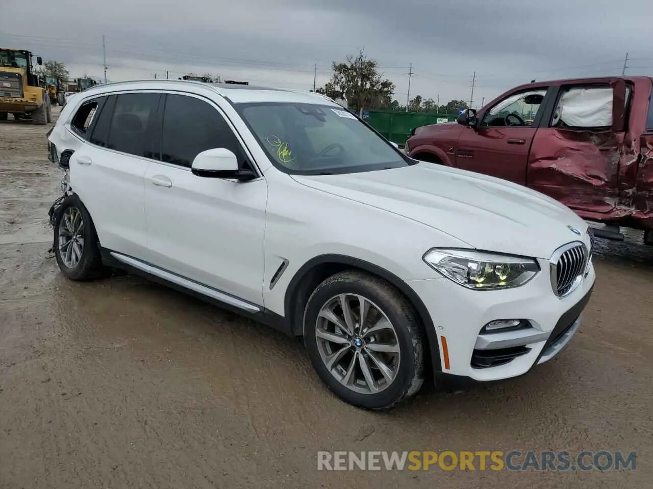 4 fotografías del automóvil dañado 5UXTR7C57KLF37356 BMW X3 2019