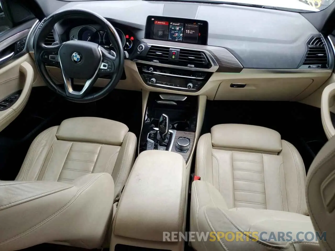 8 fotografías del automóvil dañado 5UXTR7C57KLF37356 BMW X3 2019