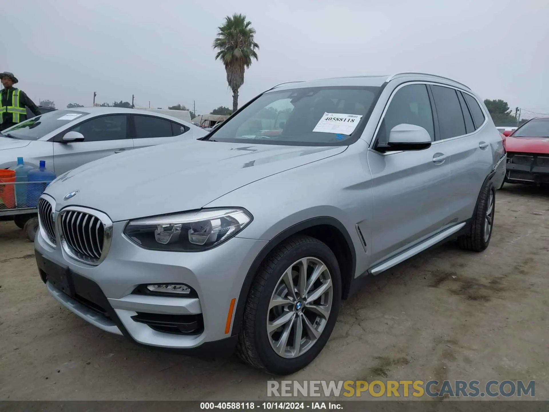 2 fotografías del automóvil dañado 5UXTR7C57KLR51735 BMW X3 2019