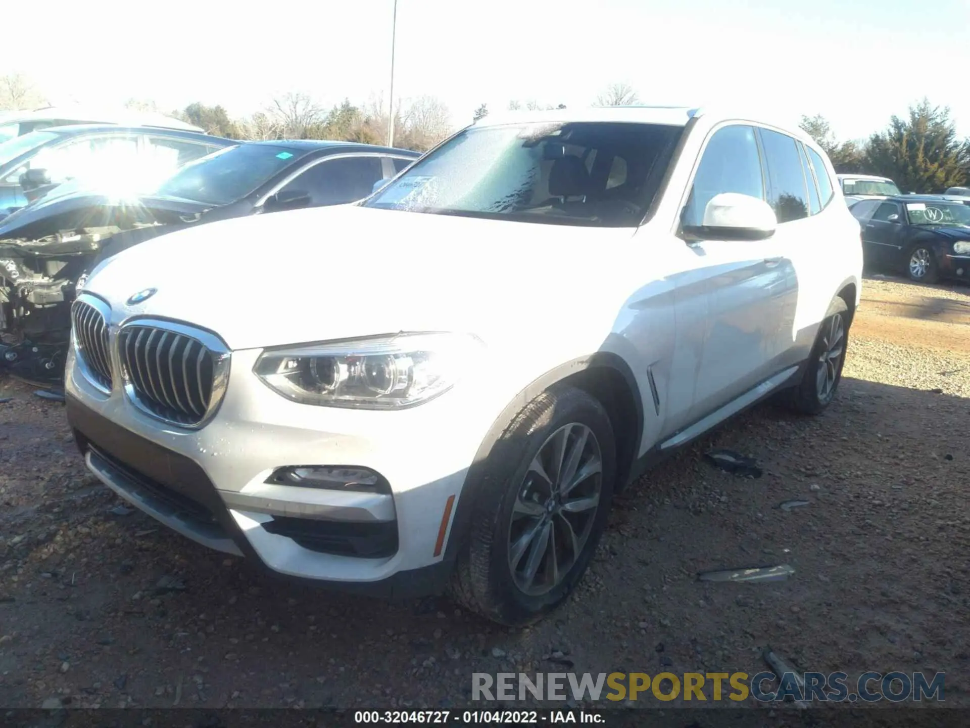 2 fotografías del automóvil dañado 5UXTR7C57KLR52058 BMW X3 2019