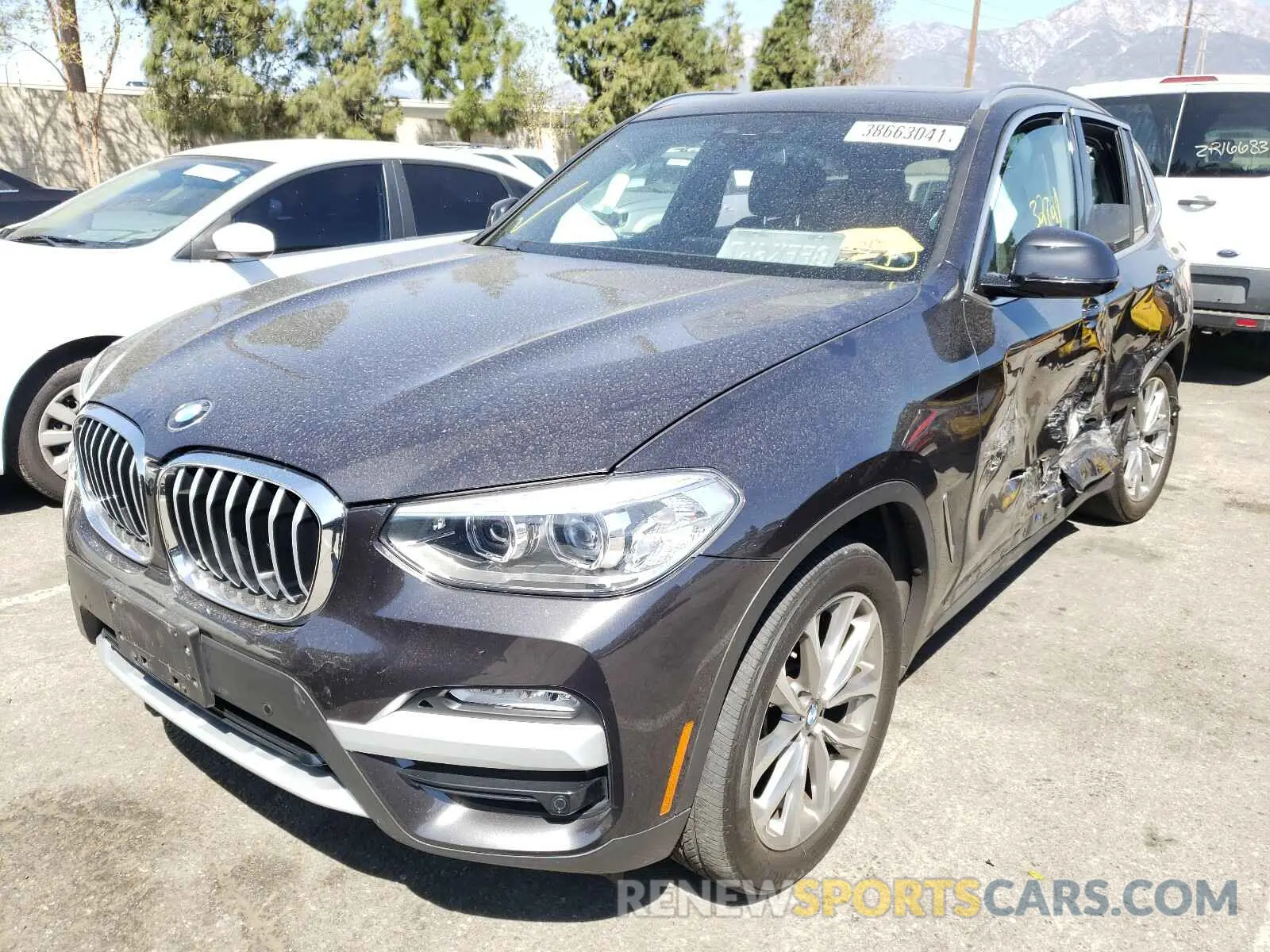 2 fotografías del automóvil dañado 5UXTR7C58KLE98194 BMW X3 2019