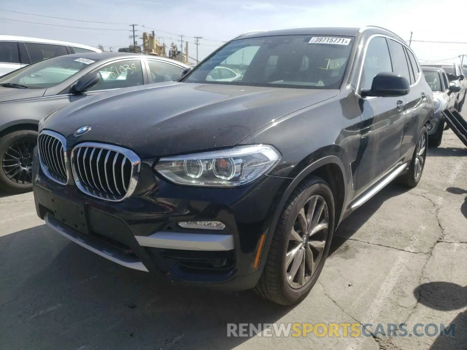2 fotografías del automóvil dañado 5UXTR7C58KLF26592 BMW X3 2019