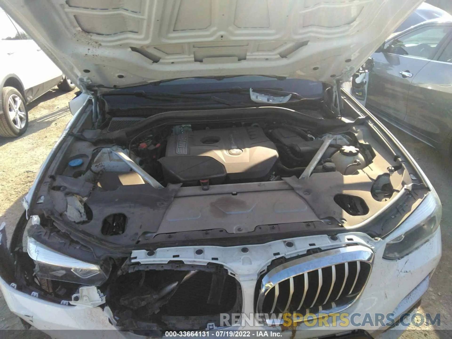 10 fotografías del automóvil dañado 5UXTR7C58KLF28648 BMW X3 2019