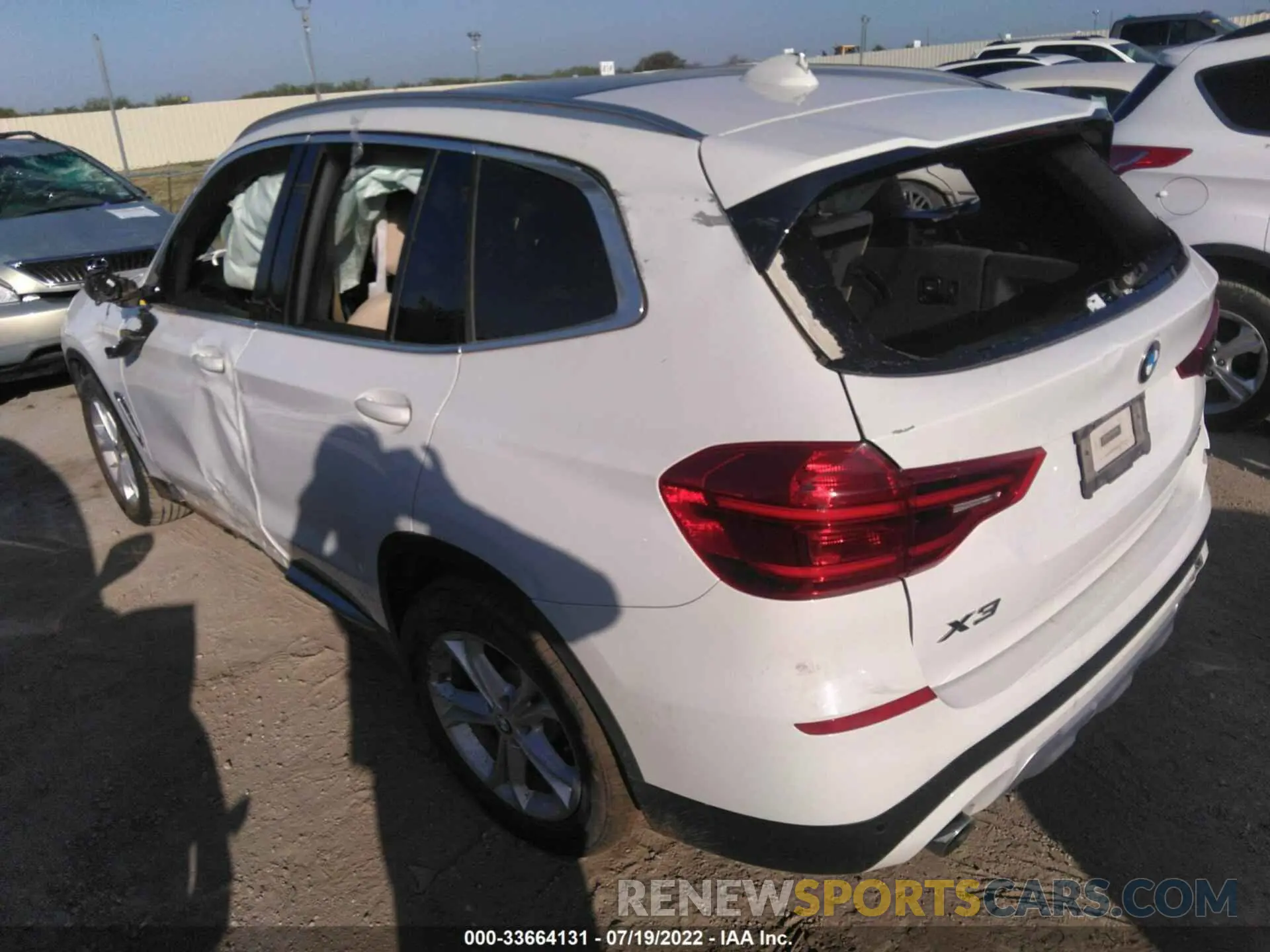 3 fotografías del automóvil dañado 5UXTR7C58KLF28648 BMW X3 2019
