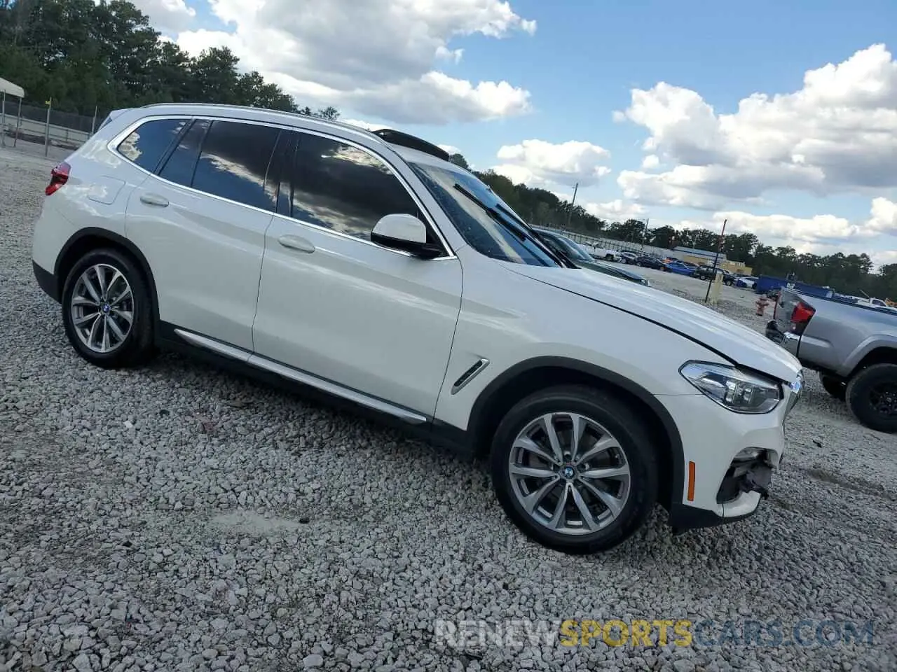 4 fotografías del automóvil dañado 5UXTR7C58KLF29279 BMW X3 2019