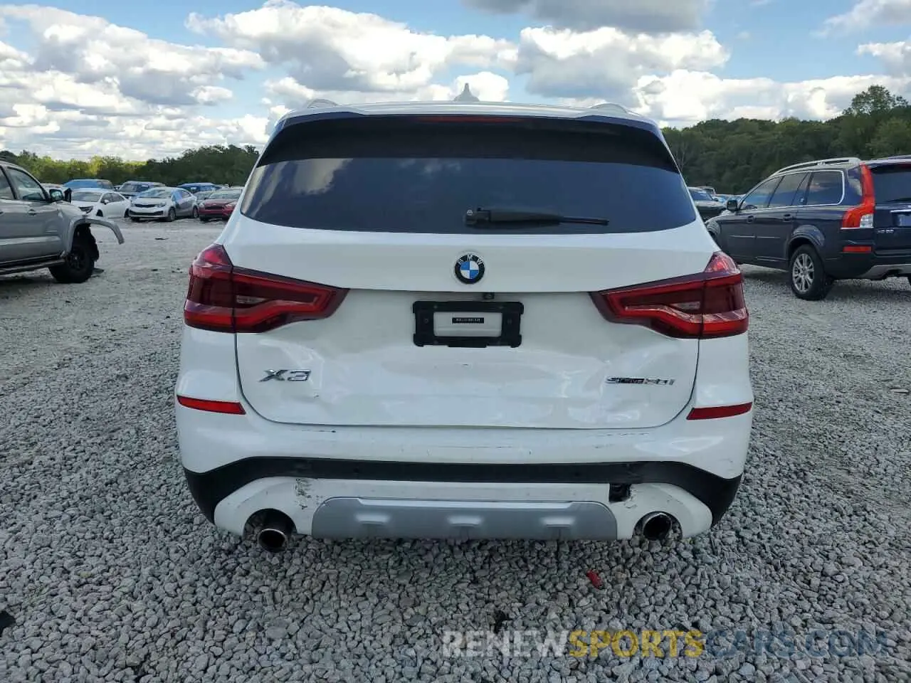 6 fotografías del automóvil dañado 5UXTR7C58KLF29279 BMW X3 2019