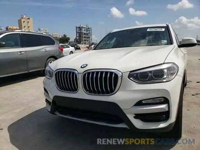 12 fotografías del automóvil dañado 5UXTR7C58KLF35017 BMW X3 2019