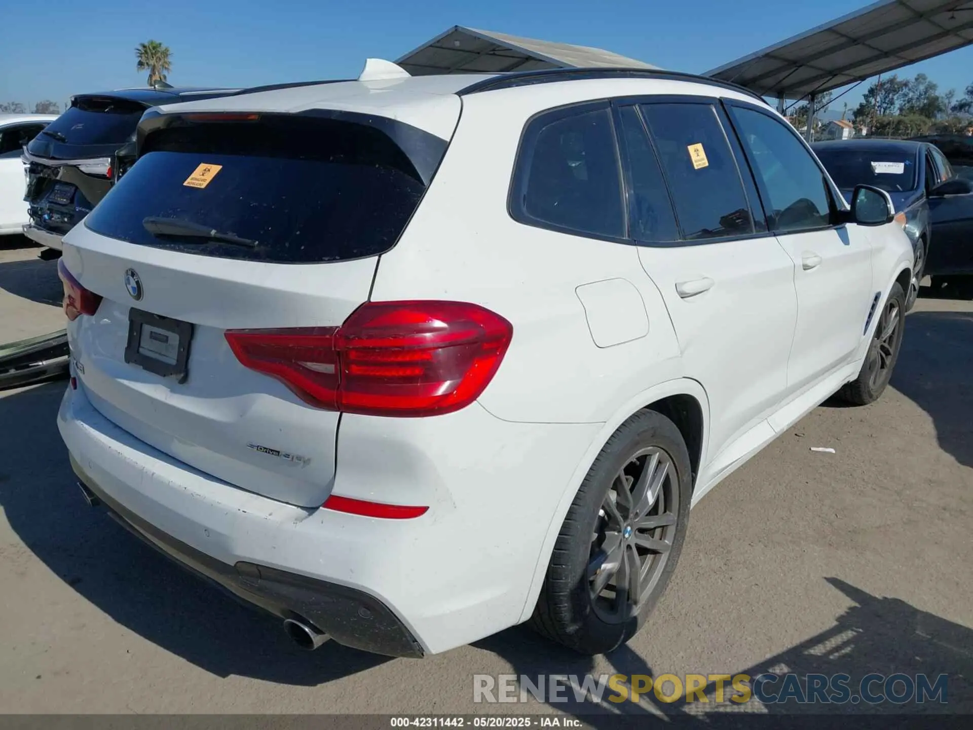 4 fotografías del automóvil dañado 5UXTR7C58KLR46723 BMW X3 2019