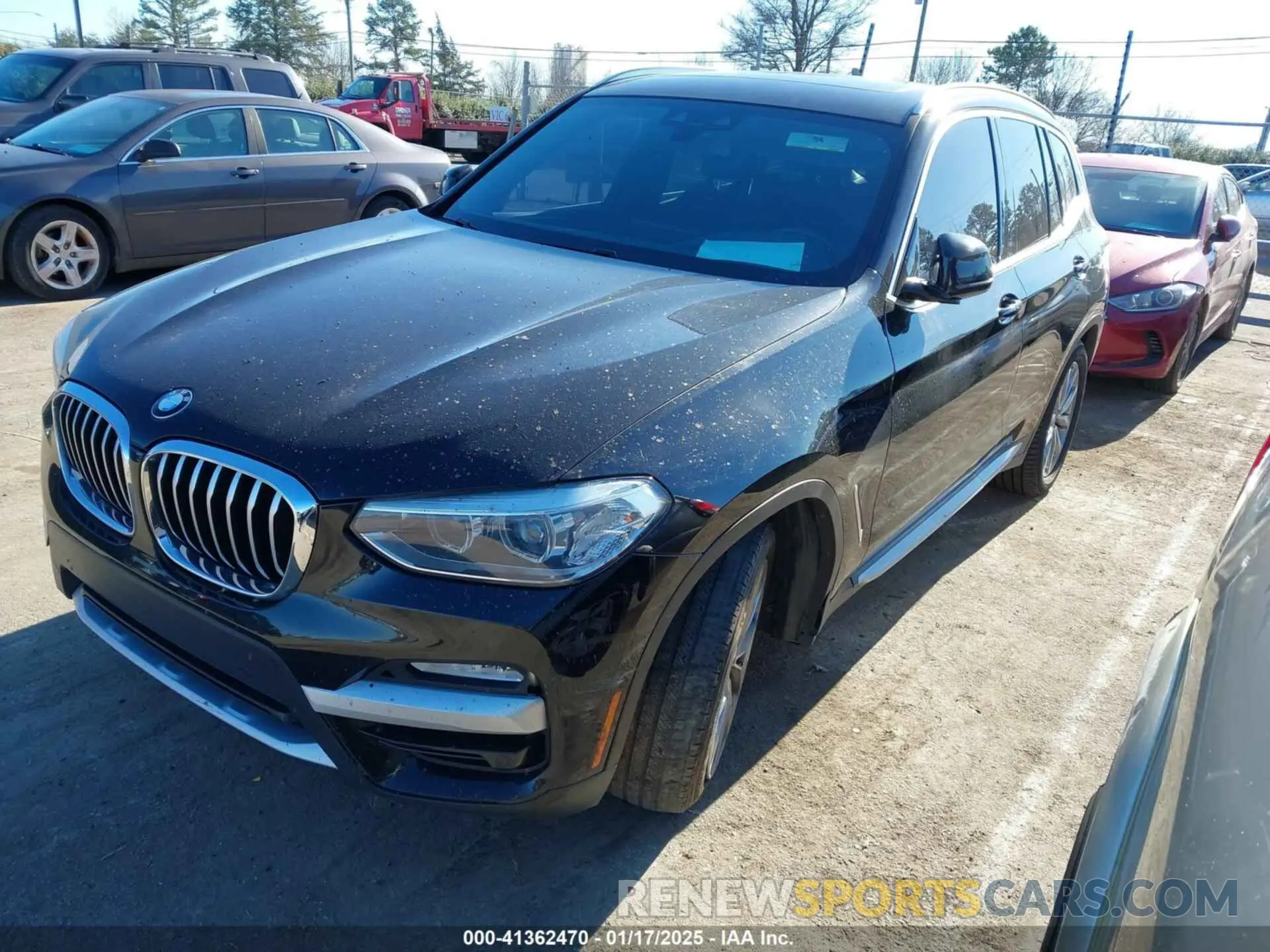 2 fotografías del automóvil dañado 5UXTR7C59KLE88287 BMW X3 2019