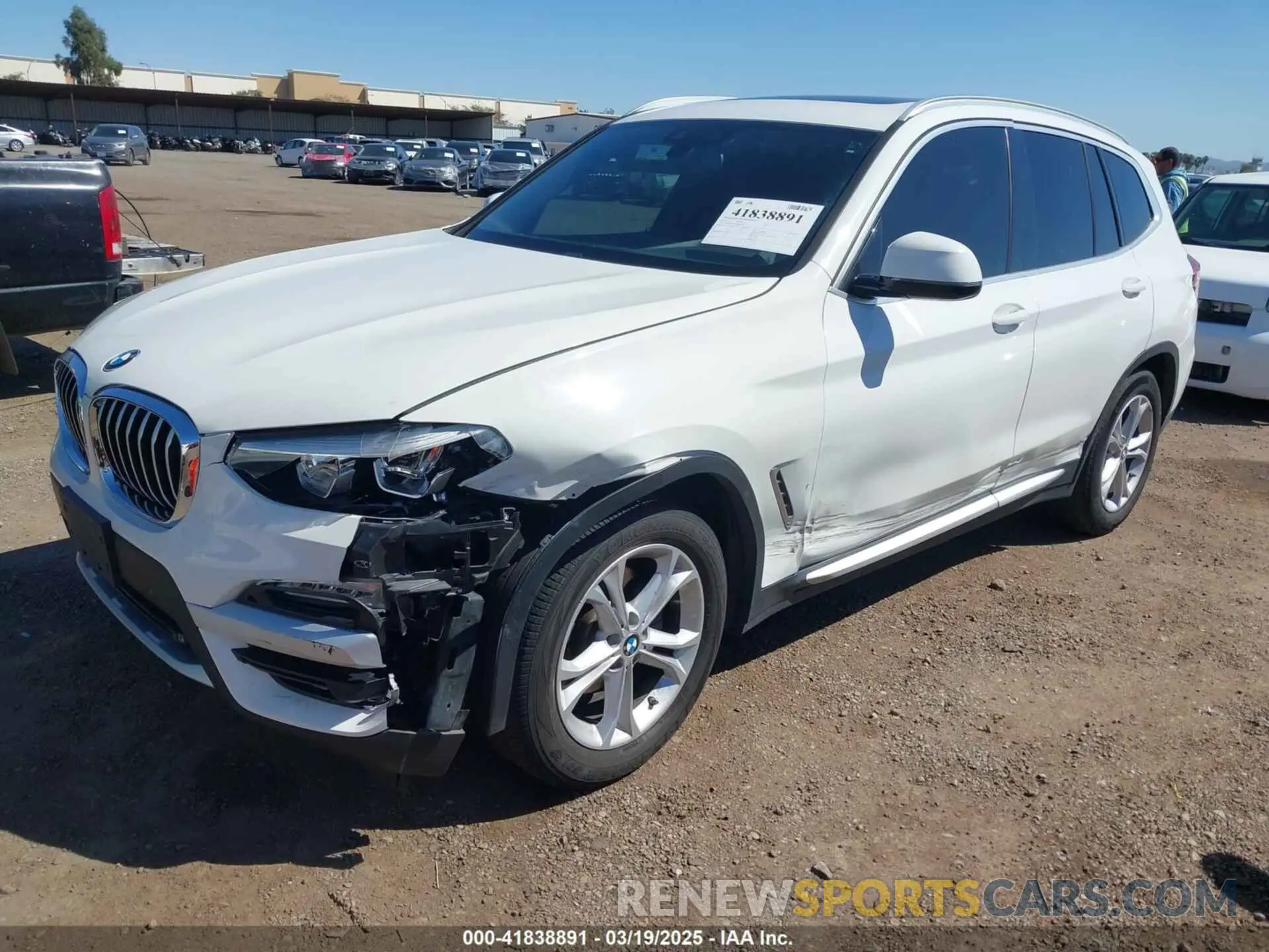 2 fotografías del automóvil dañado 5UXTR7C59KLR44964 BMW X3 2019