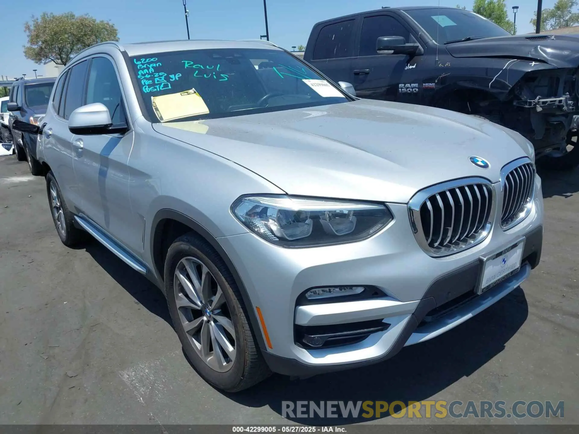 1 fotografías del automóvil dañado 5UXTR7C59KLR51736 BMW X3 2019