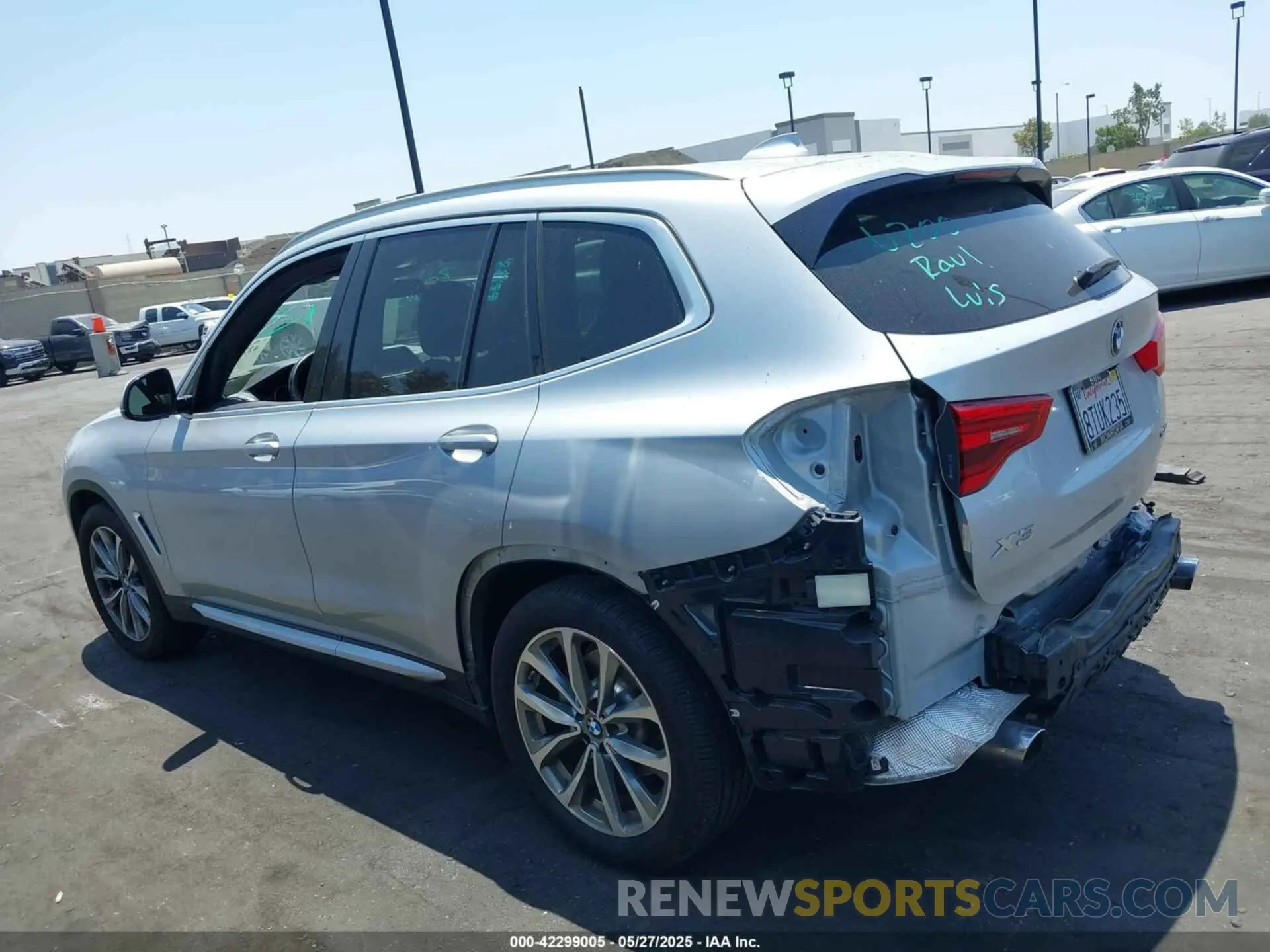 14 fotografías del automóvil dañado 5UXTR7C59KLR51736 BMW X3 2019