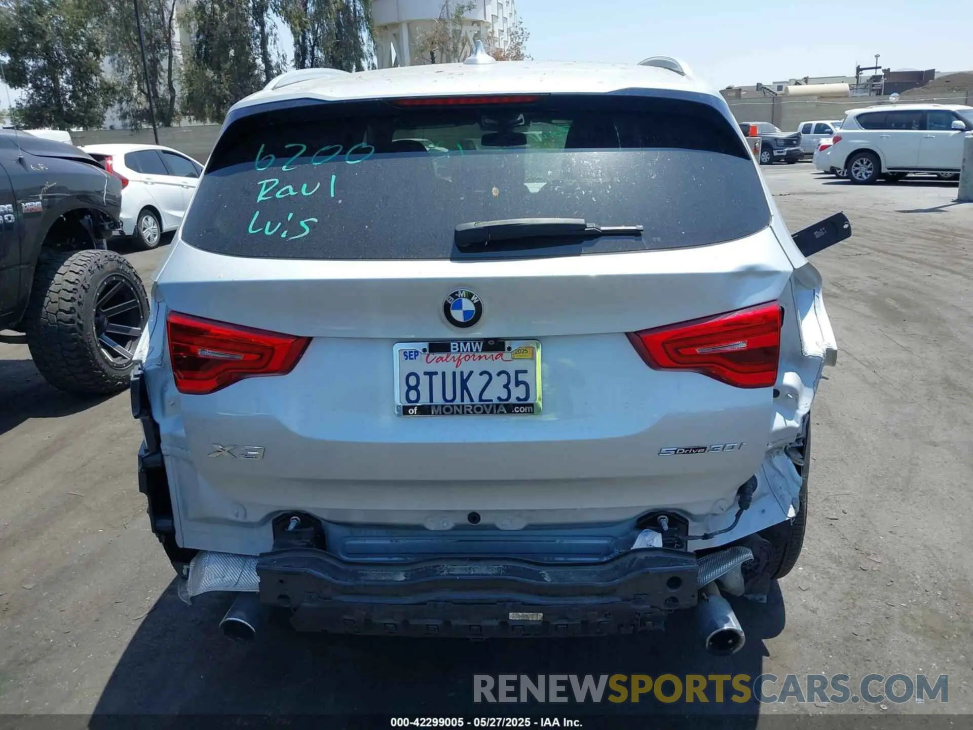 16 fotografías del automóvil dañado 5UXTR7C59KLR51736 BMW X3 2019