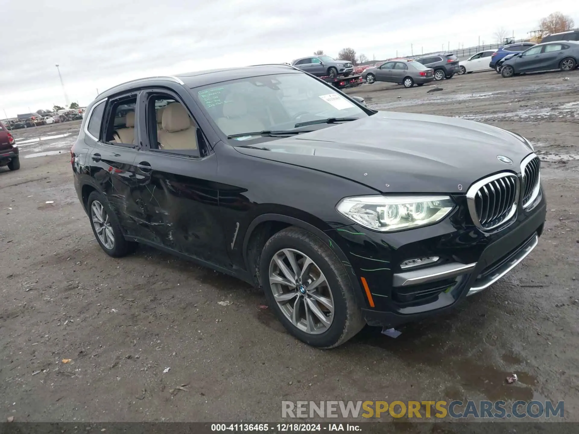 1 fotografías del automóvil dañado 5UXTR7C5XKLE88492 BMW X3 2019