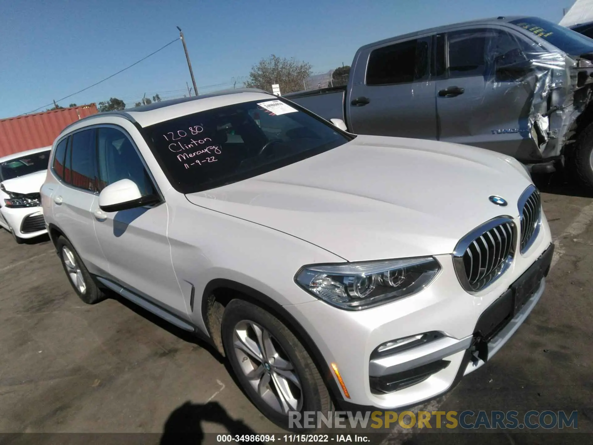 1 fotografías del automóvil dañado 5UXTR7C5XKLE94017 BMW X3 2019