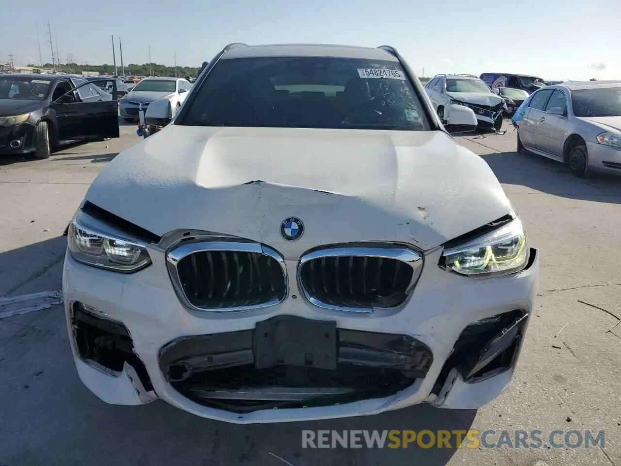 5 fotografías del automóvil dañado 5UXTR7C5XKLF23998 BMW X3 2019