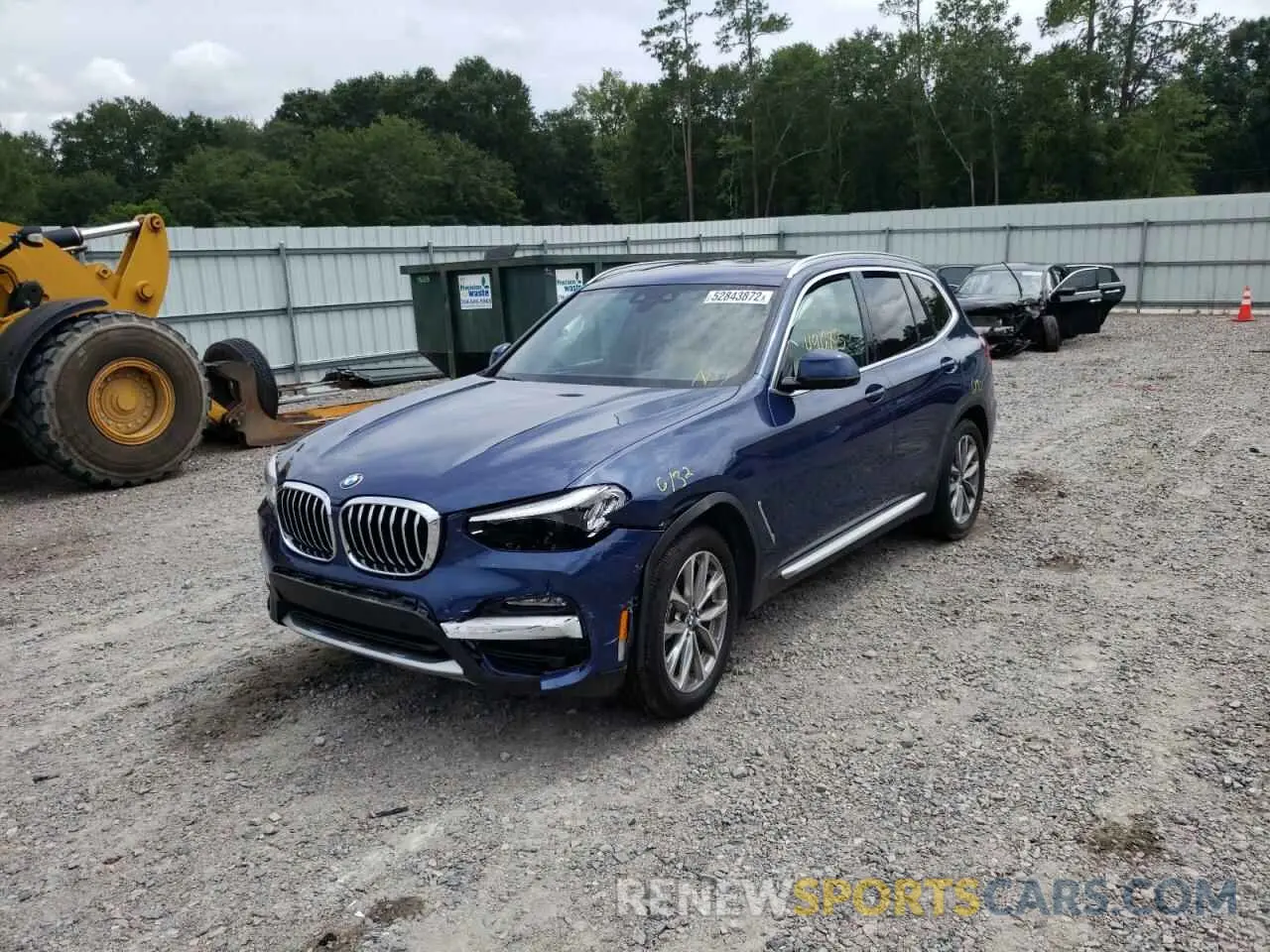 2 fotografías del automóvil dañado 5UXTR7C5XKLF25752 BMW X3 2019