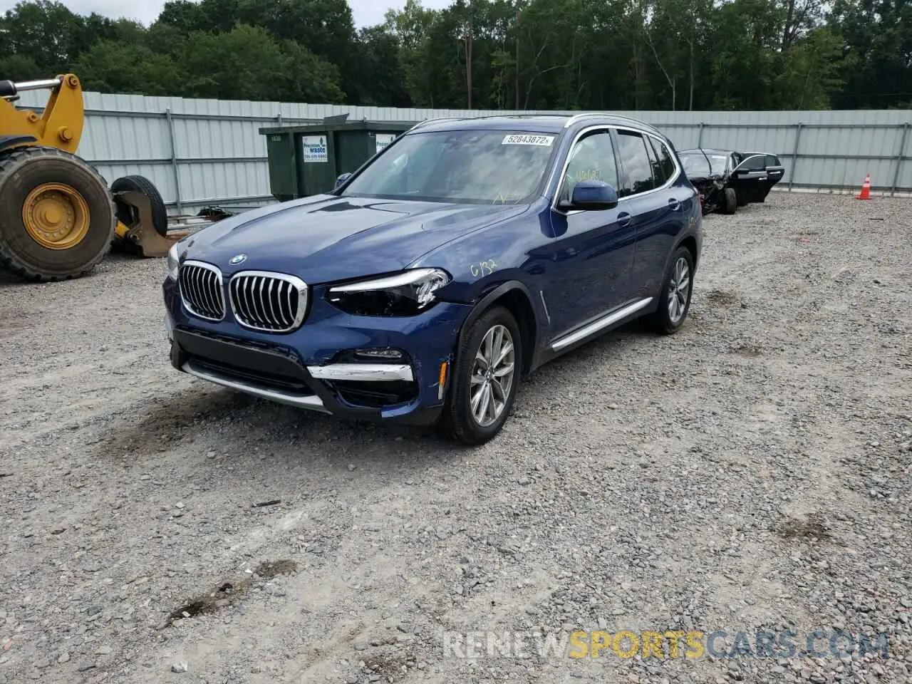 9 fotografías del automóvil dañado 5UXTR7C5XKLF25752 BMW X3 2019