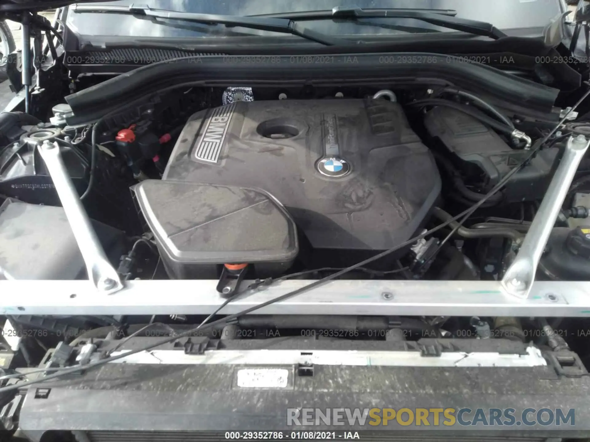 10 fotografías del automóvil dañado 5UXTR9C50KLD92818 BMW X3 2019