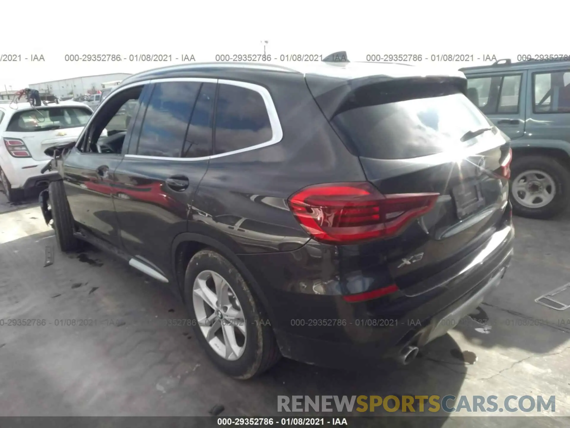 3 fotografías del automóvil dañado 5UXTR9C50KLD92818 BMW X3 2019