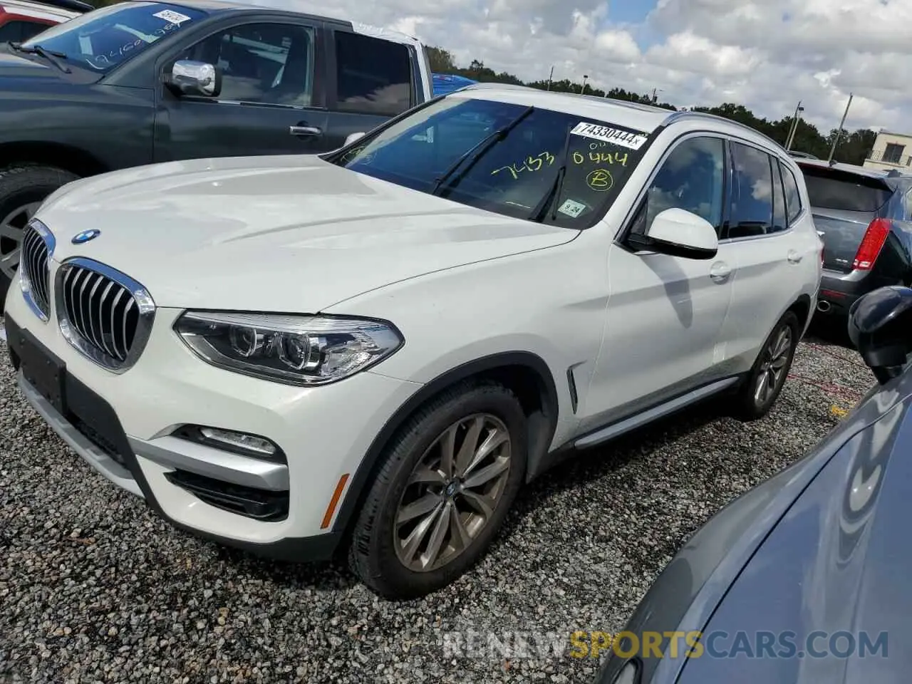 1 fotografías del automóvil dañado 5UXTR9C50KLD92947 BMW X3 2019