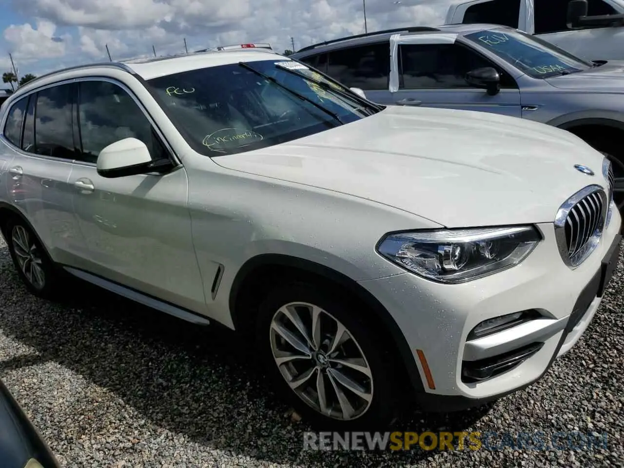 4 fotografías del automóvil dañado 5UXTR9C50KLD92947 BMW X3 2019
