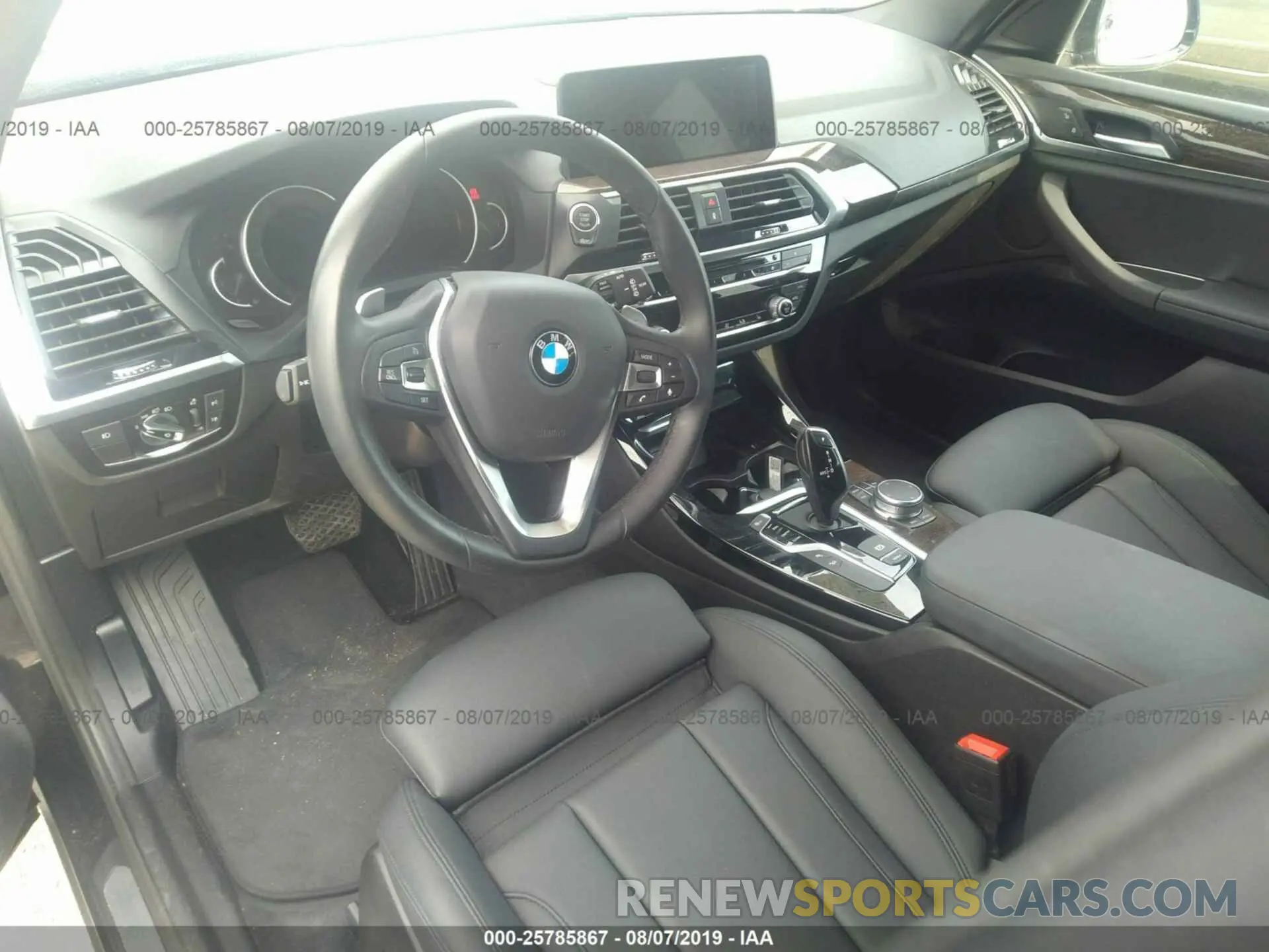 5 fotografías del automóvil dañado 5UXTR9C50KLD94357 BMW X3 2019