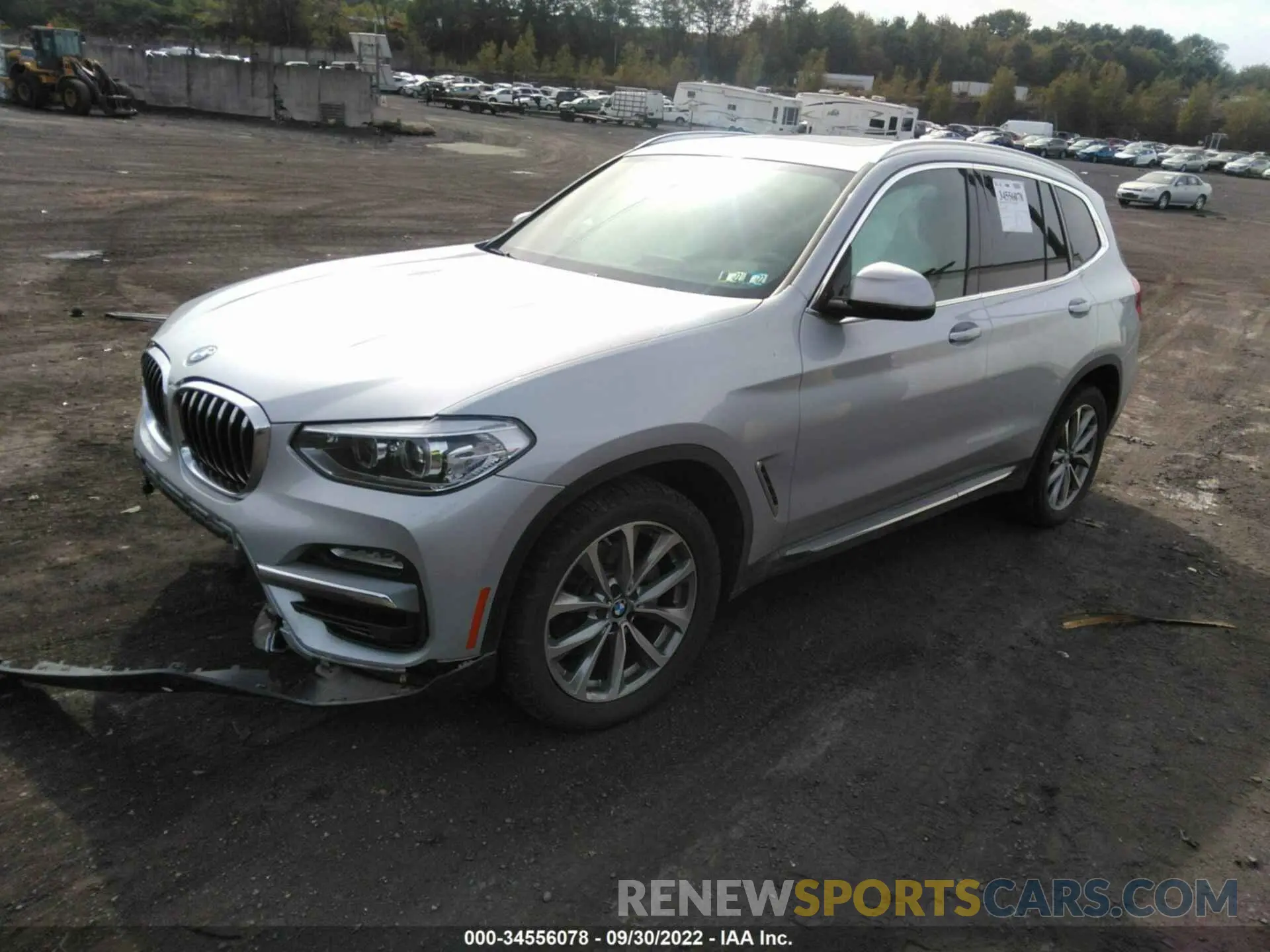 2 fotografías del automóvil dañado 5UXTR9C50KLE13067 BMW X3 2019