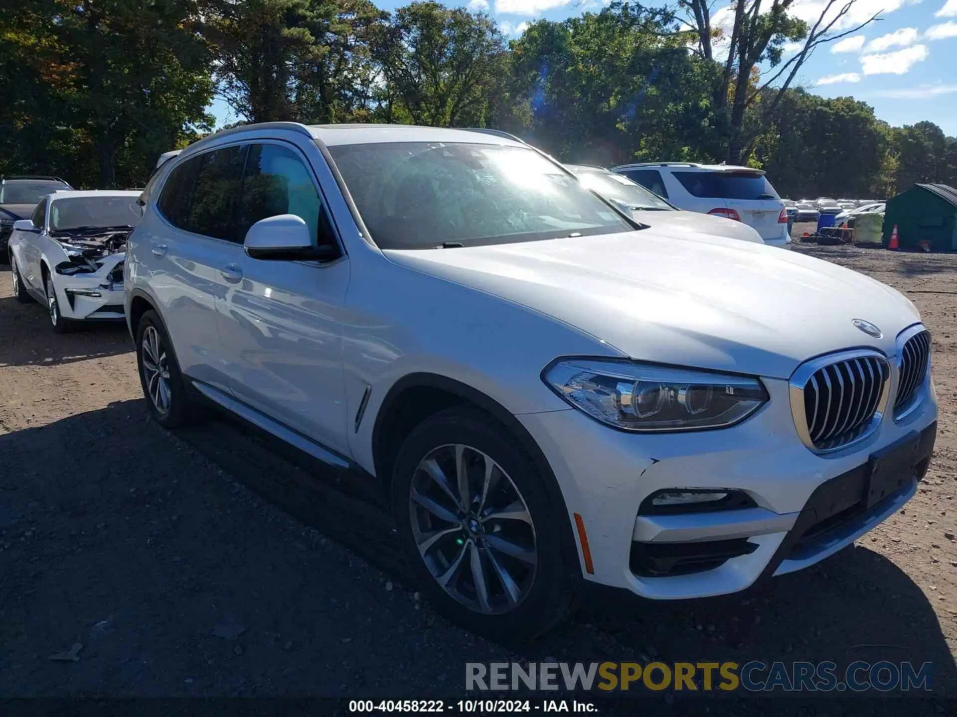 1 fotografías del automóvil dañado 5UXTR9C50KLE15689 BMW X3 2019