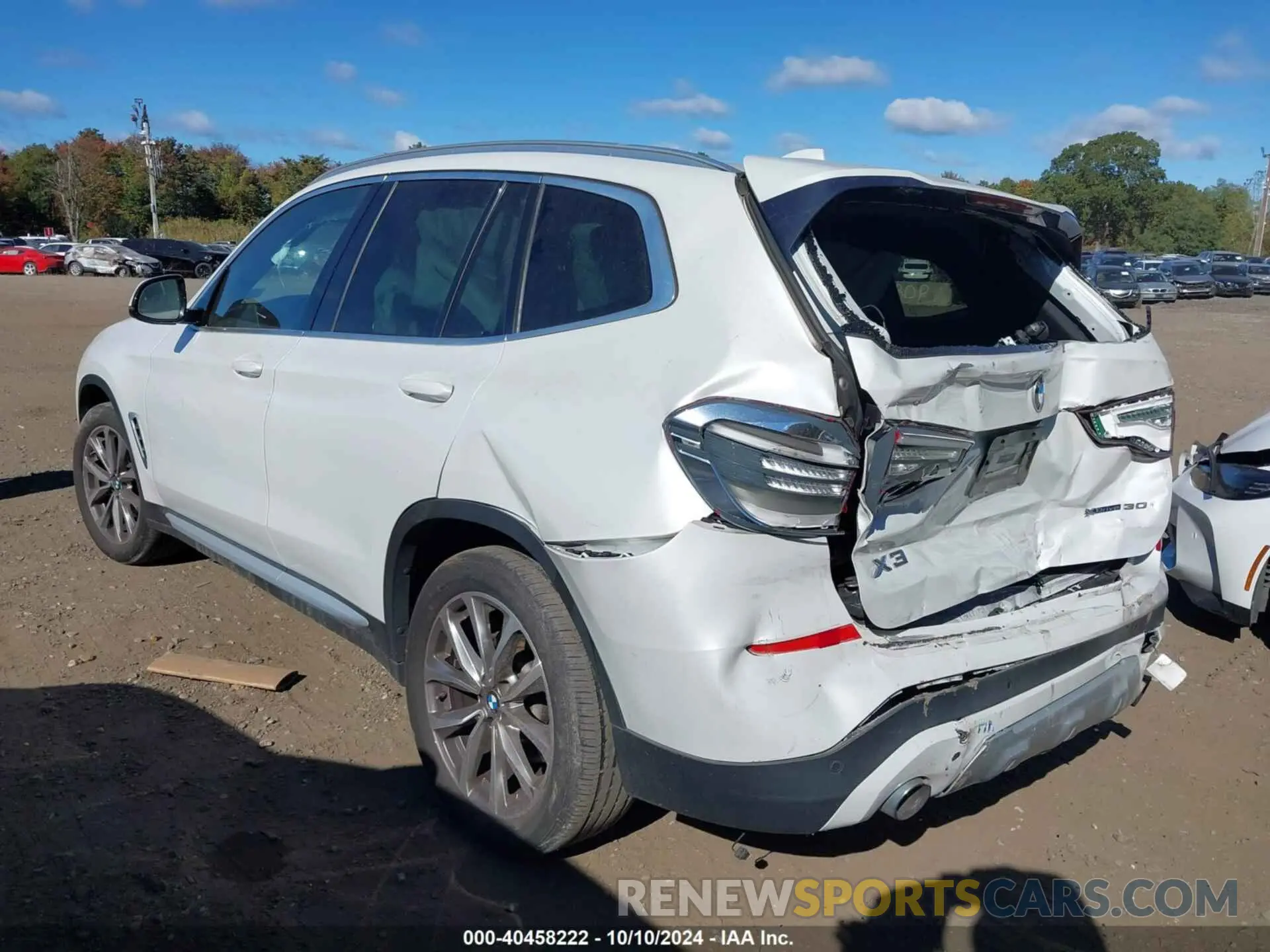 3 fotografías del automóvil dañado 5UXTR9C50KLE15689 BMW X3 2019