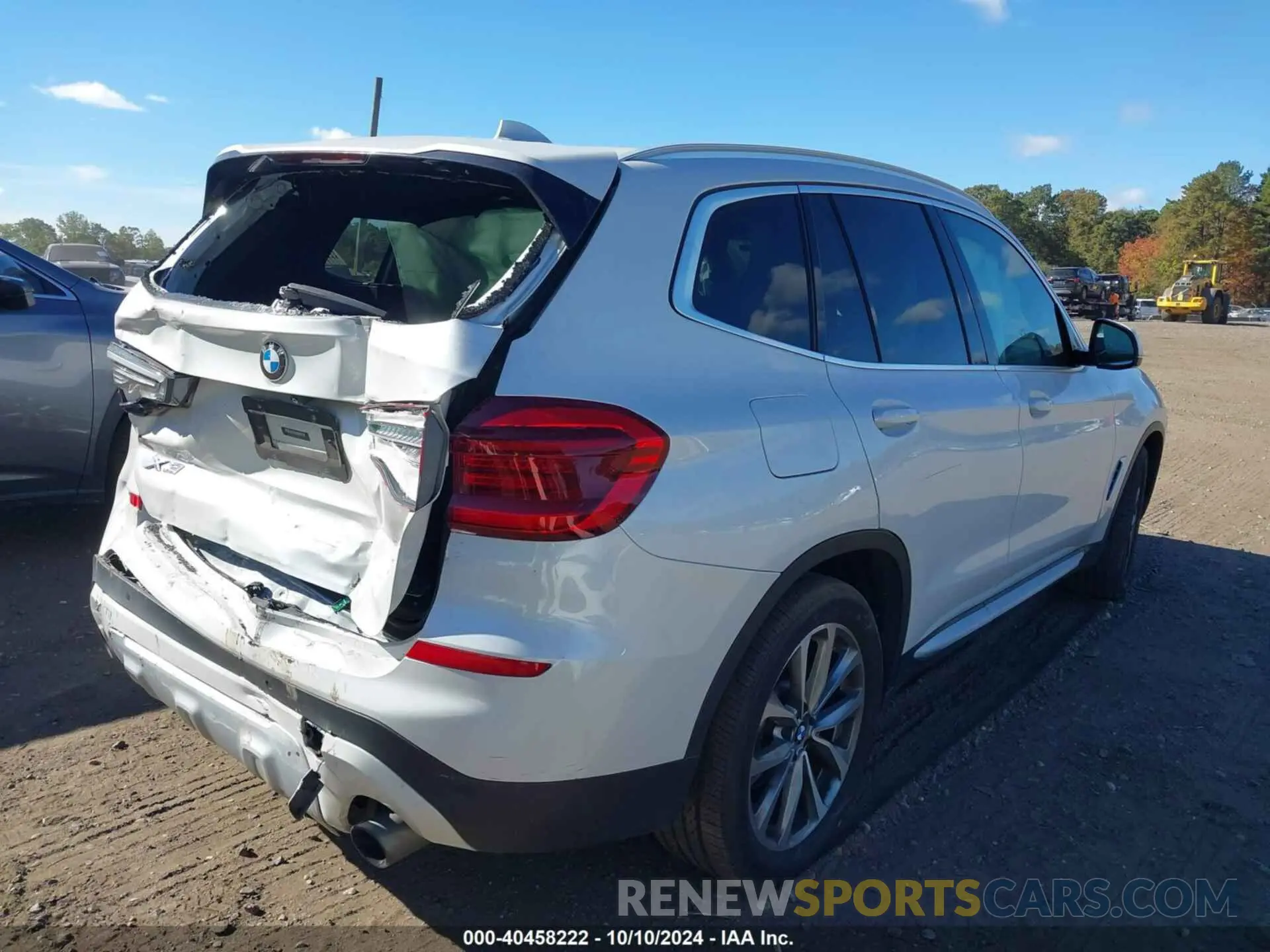 4 fotografías del automóvil dañado 5UXTR9C50KLE15689 BMW X3 2019
