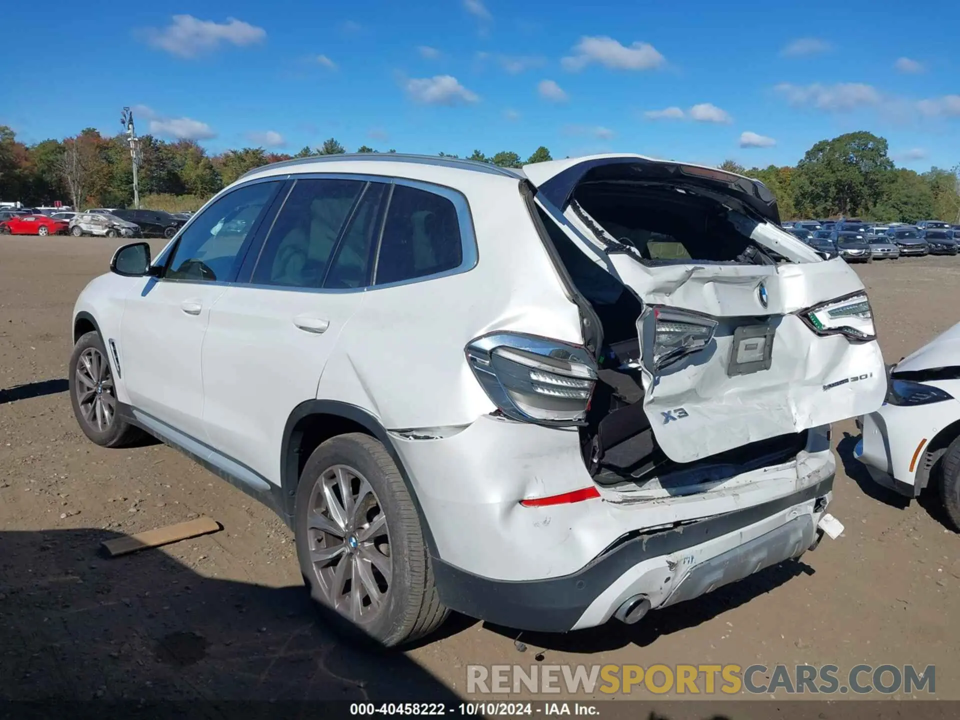 6 fotografías del automóvil dañado 5UXTR9C50KLE15689 BMW X3 2019