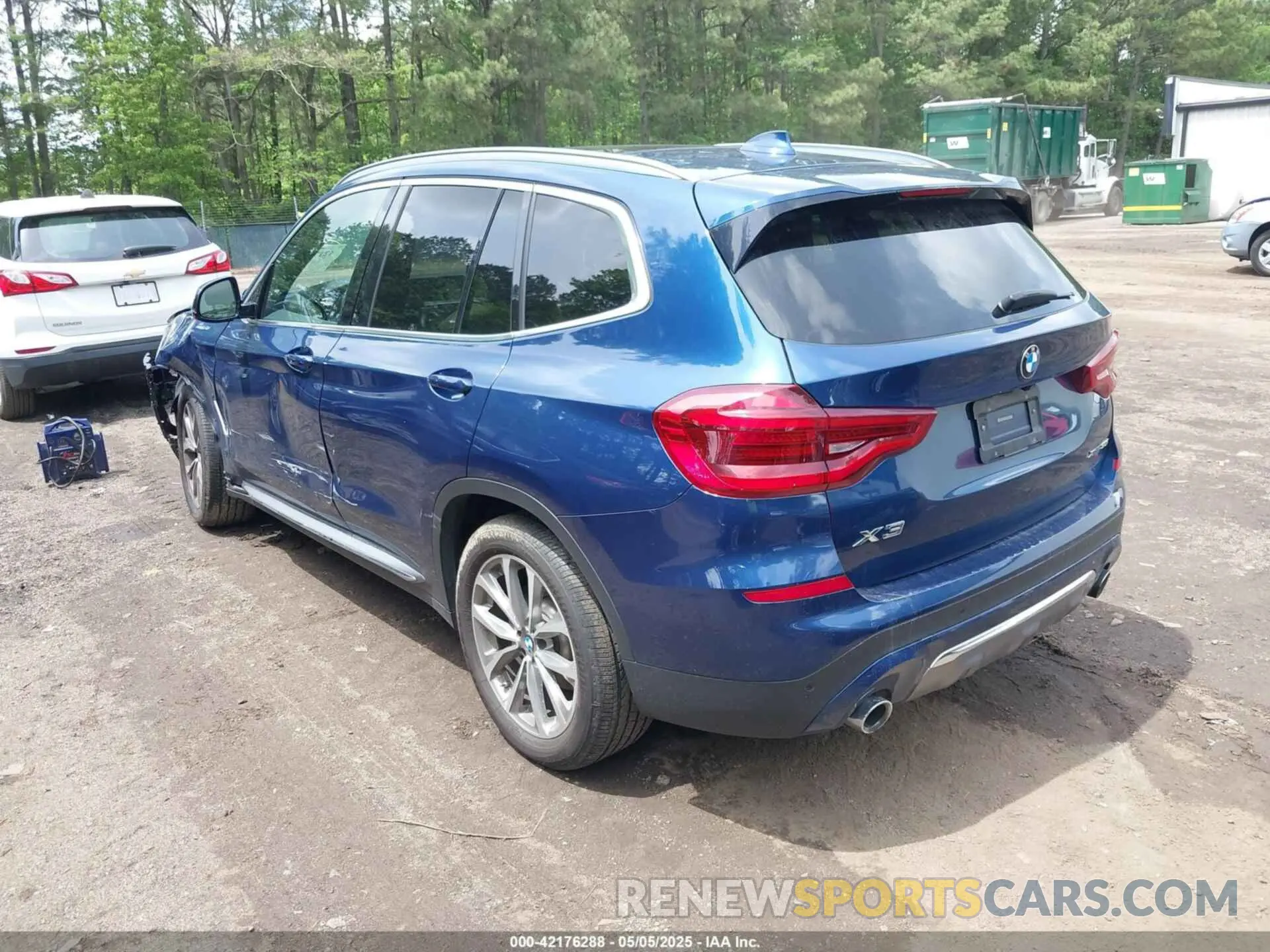 3 fotografías del automóvil dañado 5UXTR9C50KLE19256 BMW X3 2019