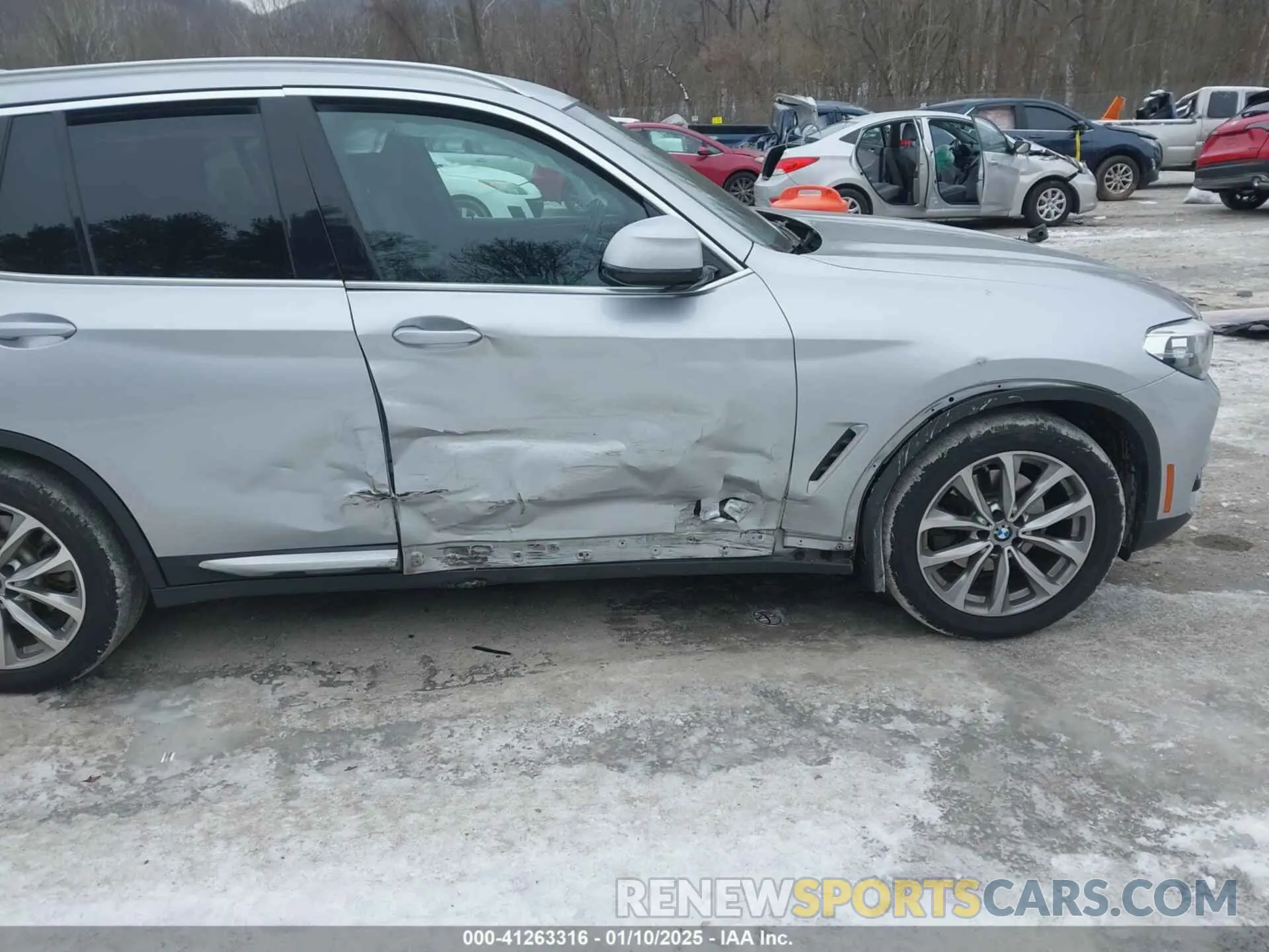 6 fotografías del automóvil dañado 5UXTR9C50KLE20441 BMW X3 2019