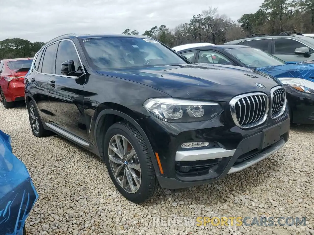 4 fotografías del automóvil dañado 5UXTR9C50KLP97980 BMW X3 2019