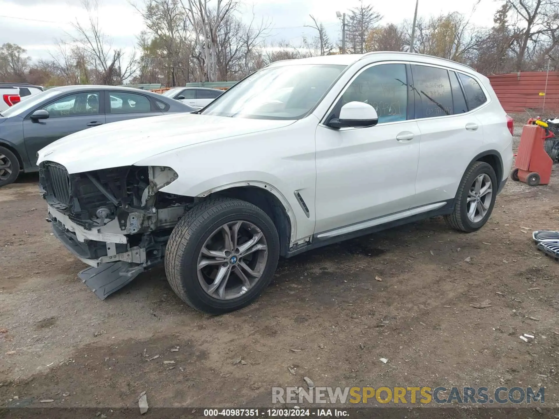 2 fotografías del automóvil dañado 5UXTR9C51KLD91533 BMW X3 2019