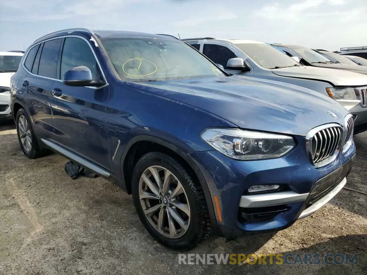 4 fotografías del automóvil dañado 5UXTR9C51KLD95971 BMW X3 2019