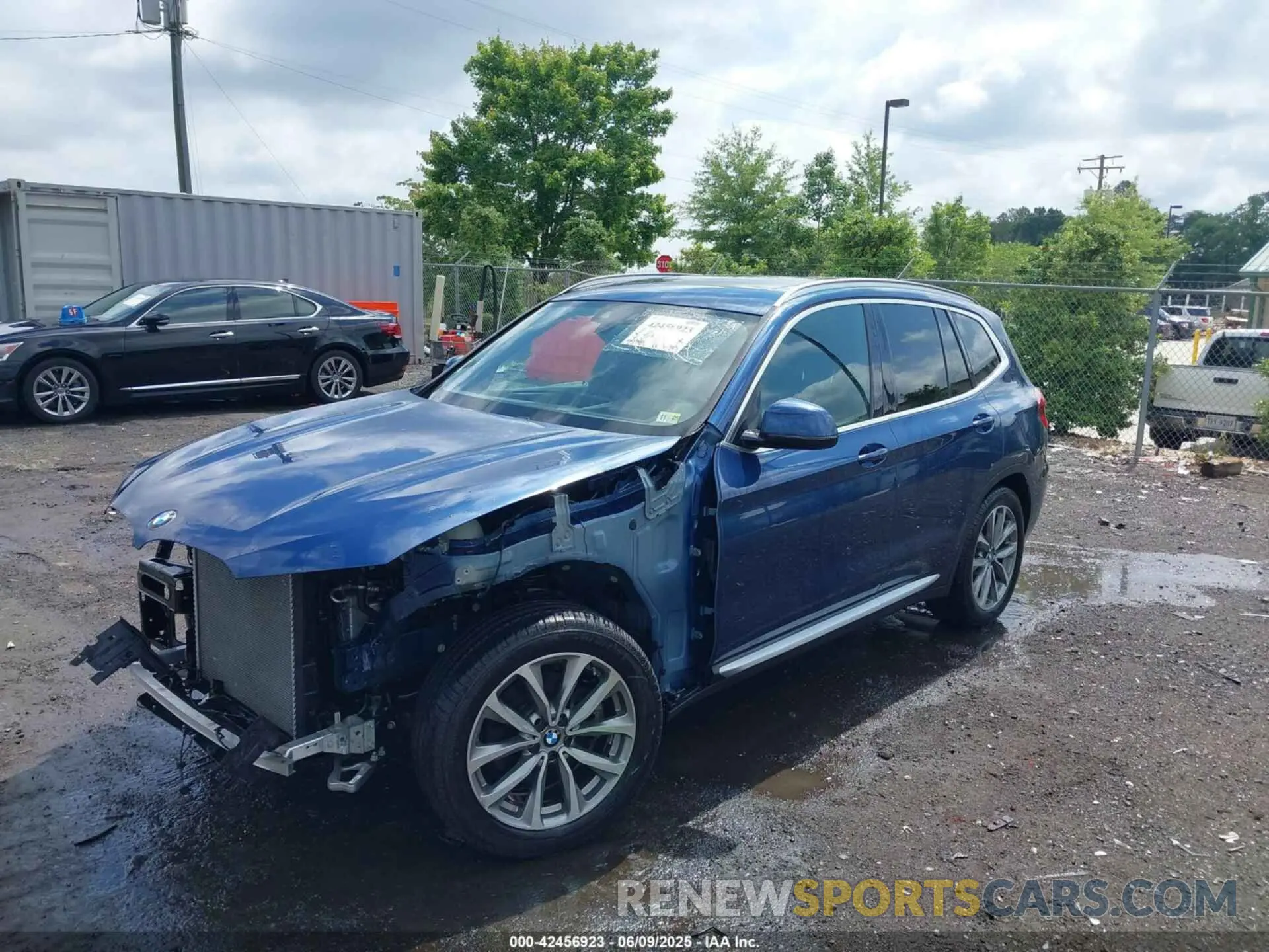 2 fotografías del automóvil dañado 5UXTR9C51KLD96652 BMW X3 2019