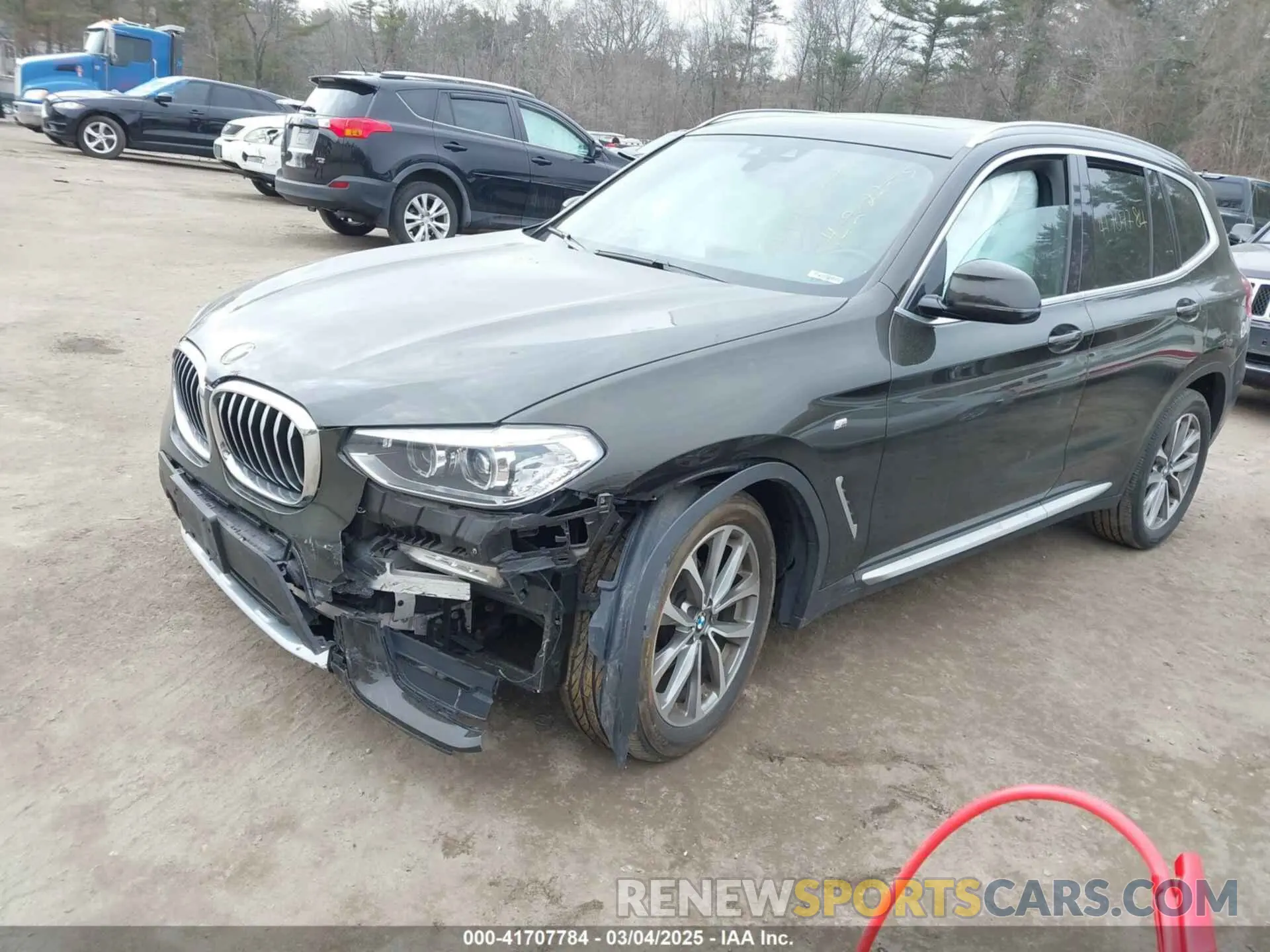 2 fotografías del automóvil dañado 5UXTR9C51KLD98868 BMW X3 2019