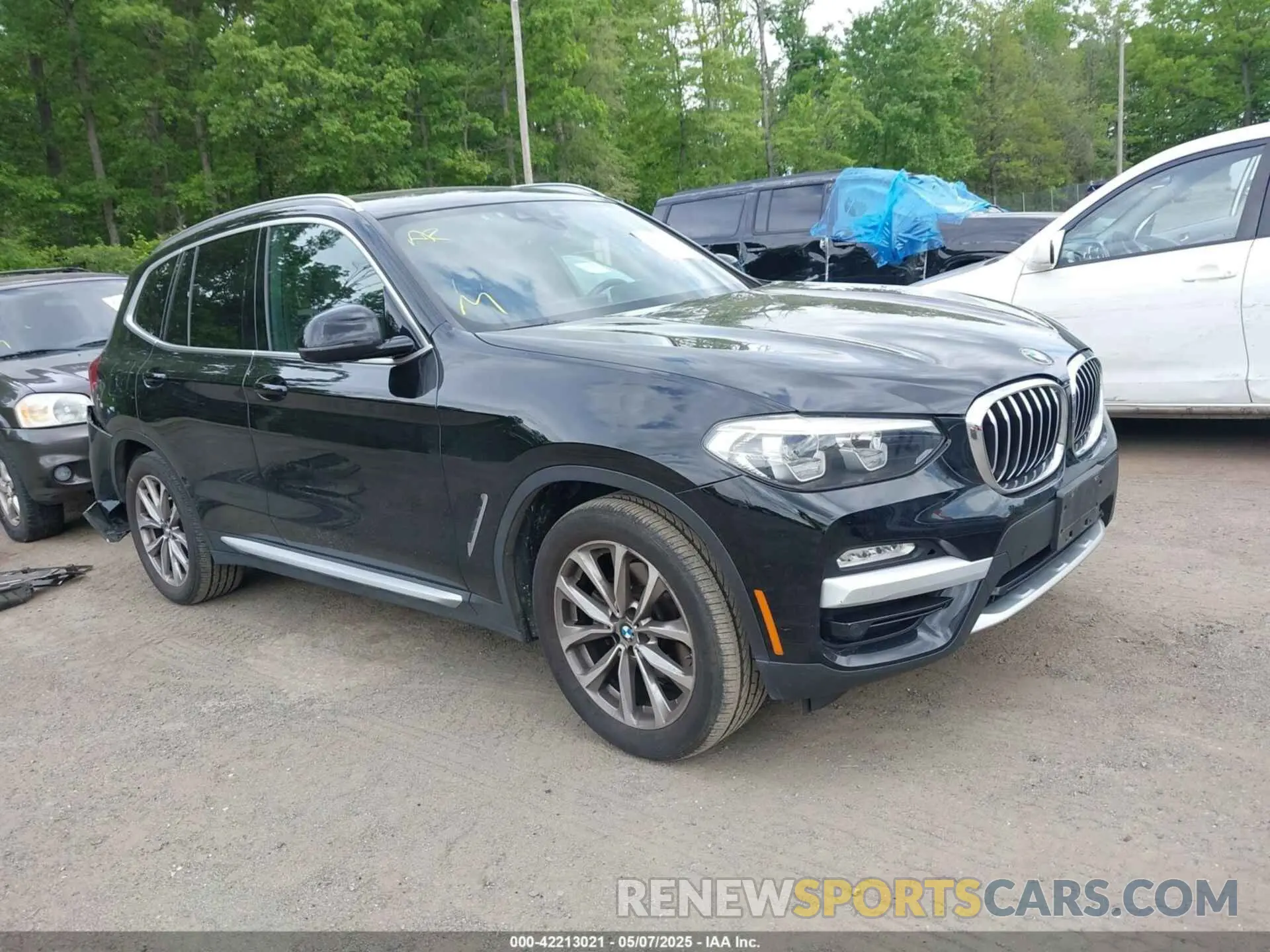 1 fotografías del automóvil dañado 5UXTR9C51KLE19086 BMW X3 2019
