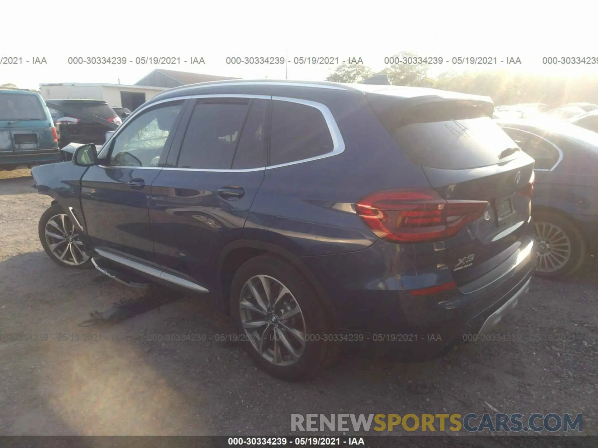 3 fotografías del automóvil dañado 5UXTR9C51KLE21632 BMW X3 2019
