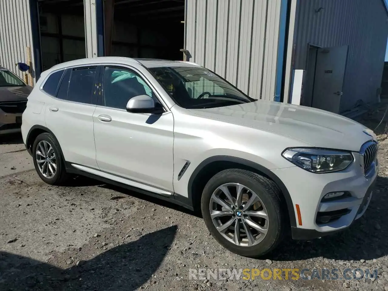 4 fotografías del automóvil dañado 5UXTR9C51KLR06754 BMW X3 2019
