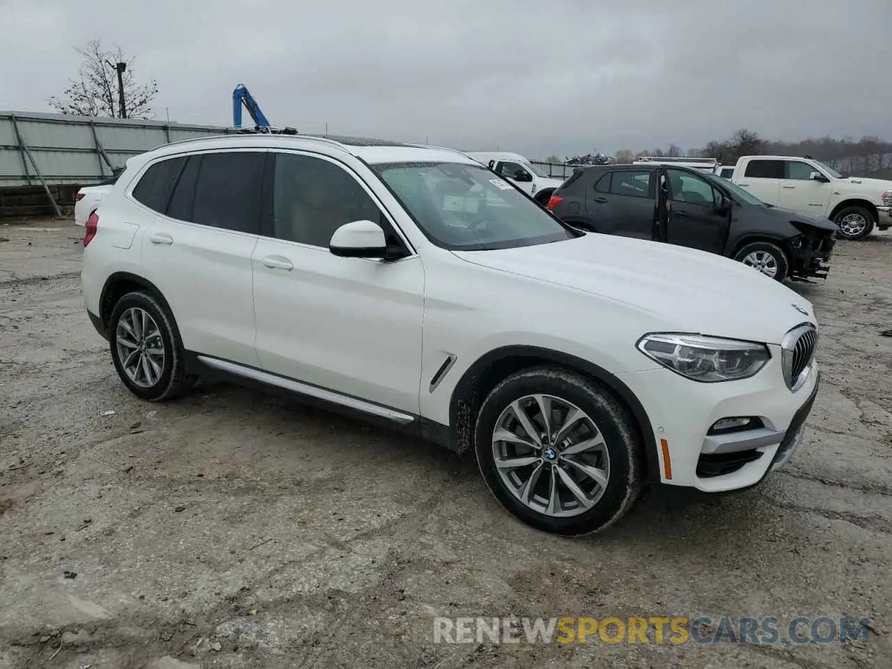 4 fotografías del automóvil dañado 5UXTR9C52KLD91895 BMW X3 2019