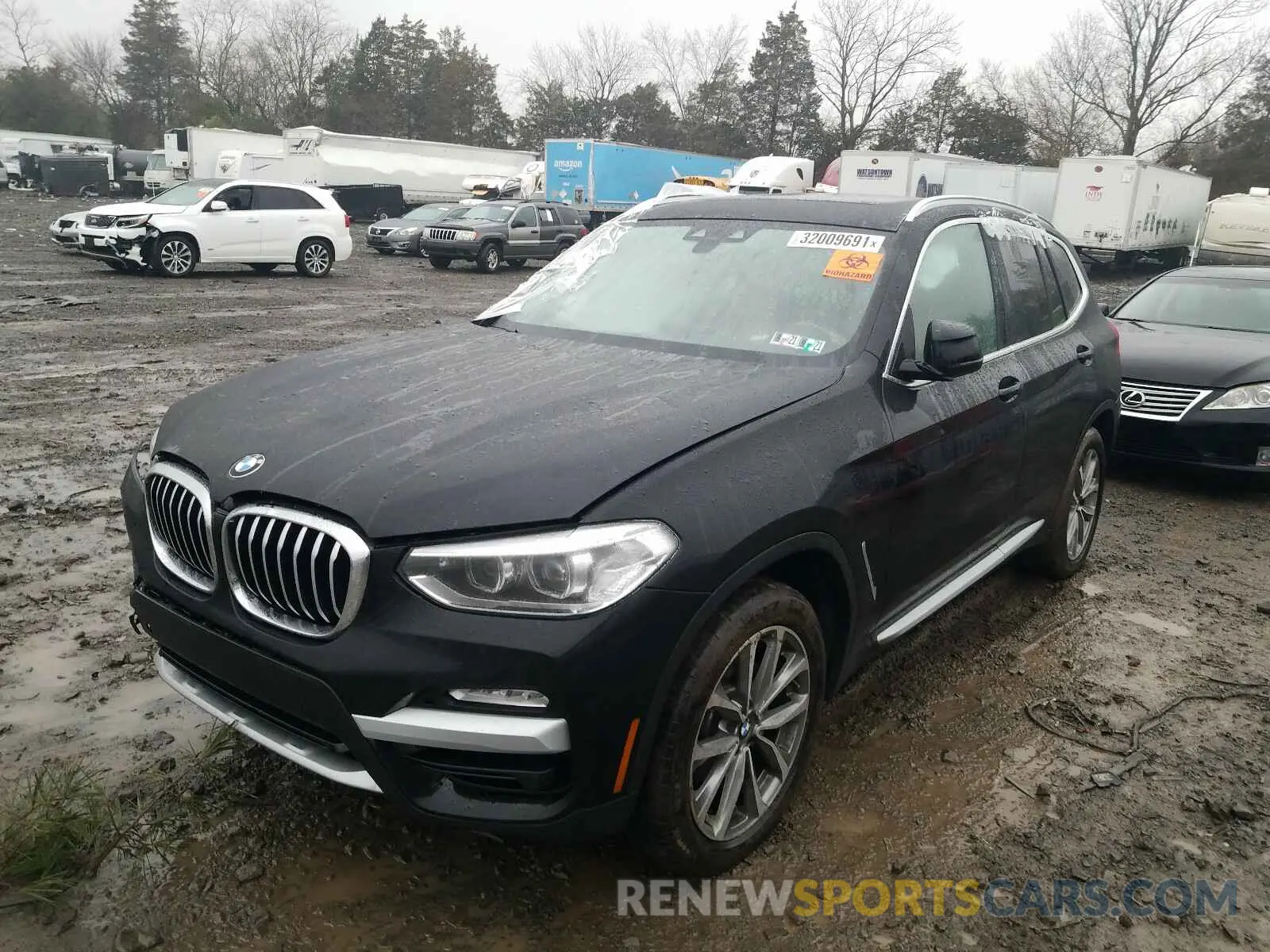 2 fotografías del automóvil dañado 5UXTR9C52KLD96367 BMW X3 2019