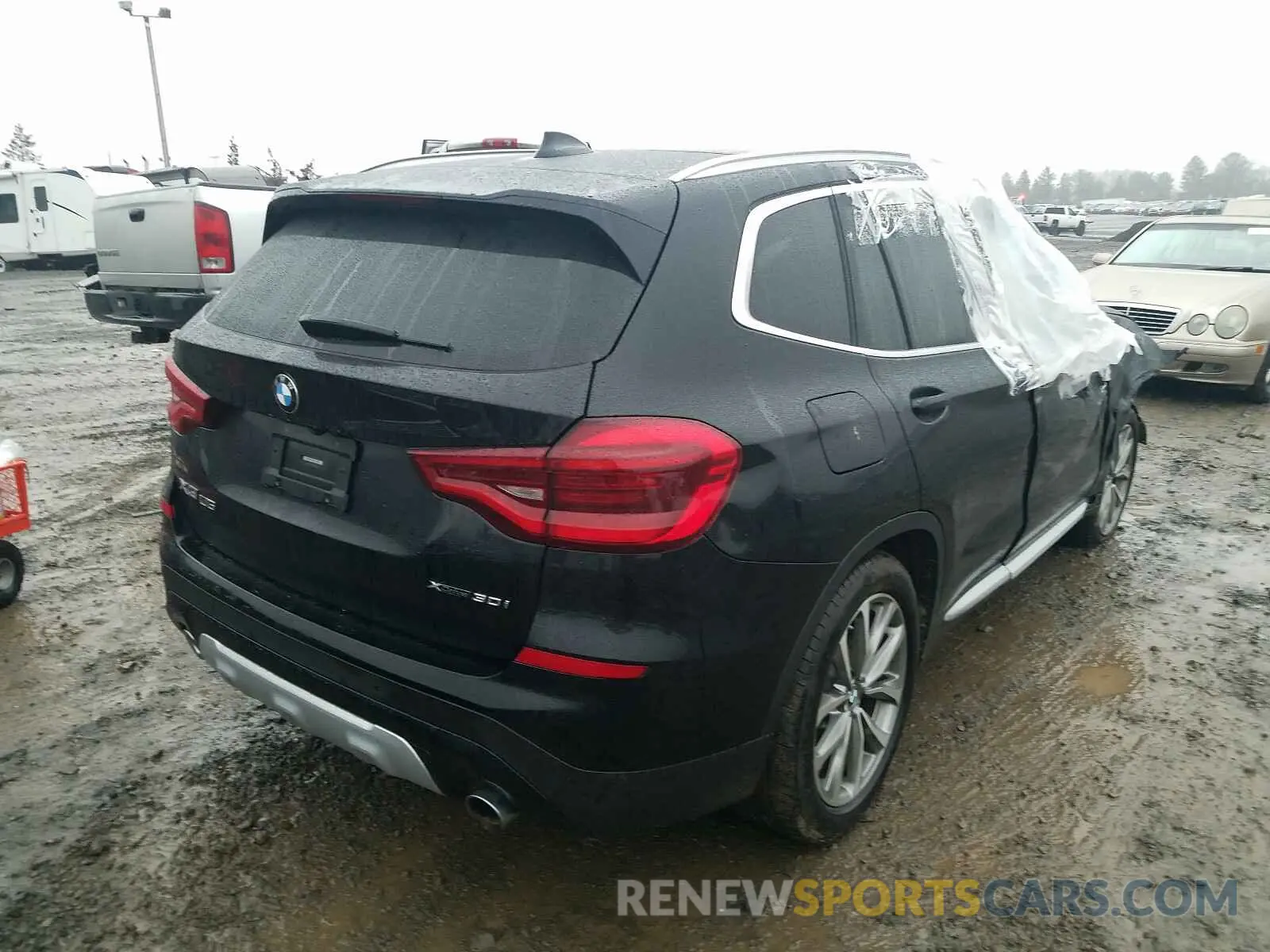4 fotografías del automóvil dañado 5UXTR9C52KLD96367 BMW X3 2019
