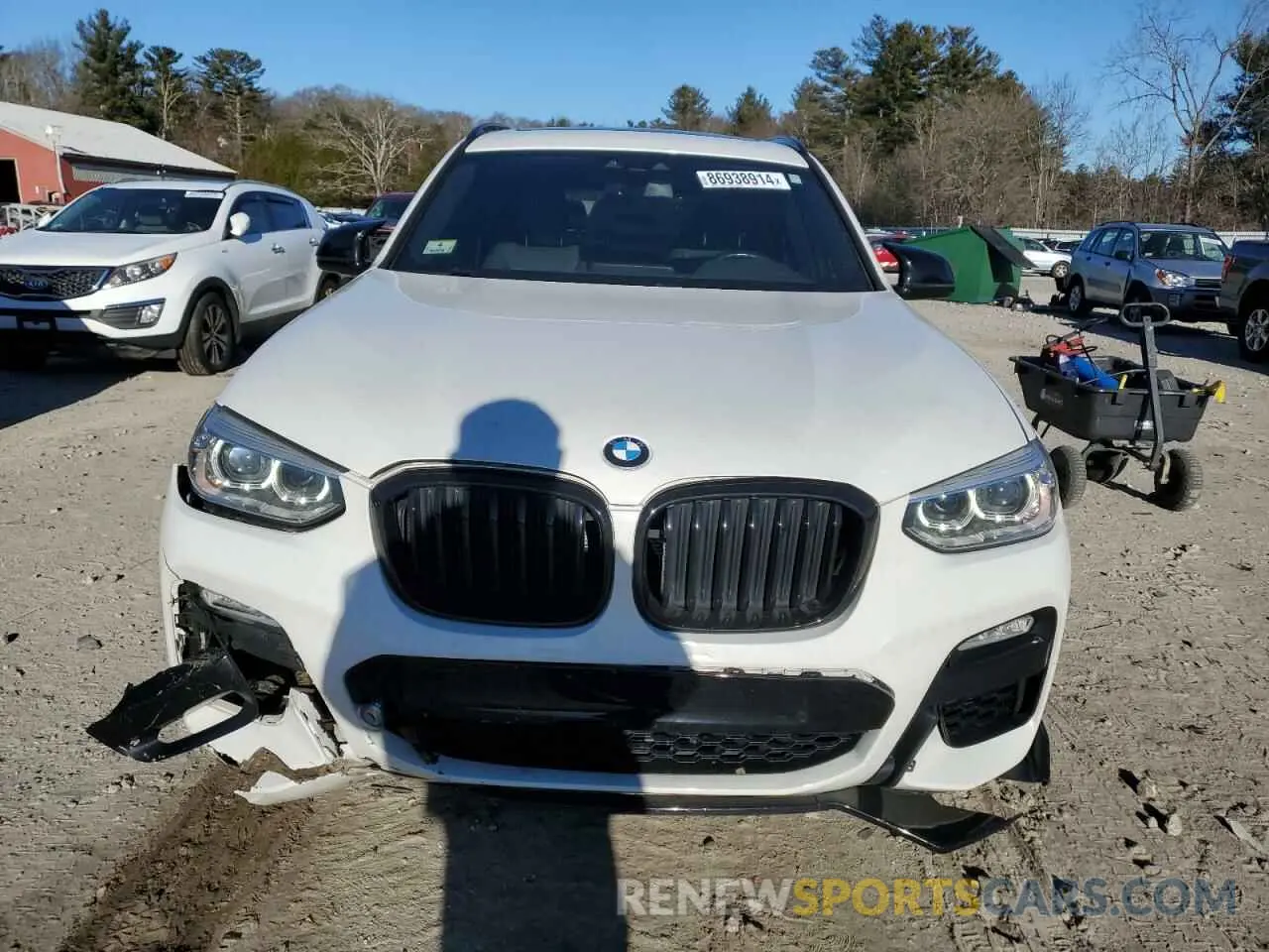 5 fotografías del automóvil dañado 5UXTR9C52KLE15614 BMW X3 2019
