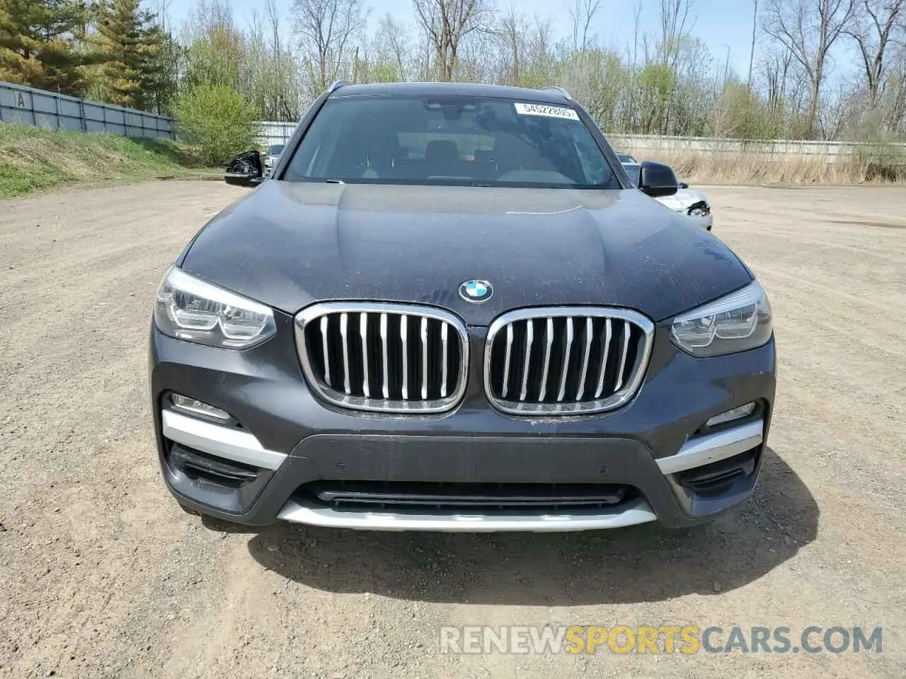 5 fotografías del automóvil dañado 5UXTR9C52KLE18111 BMW X3 2019
